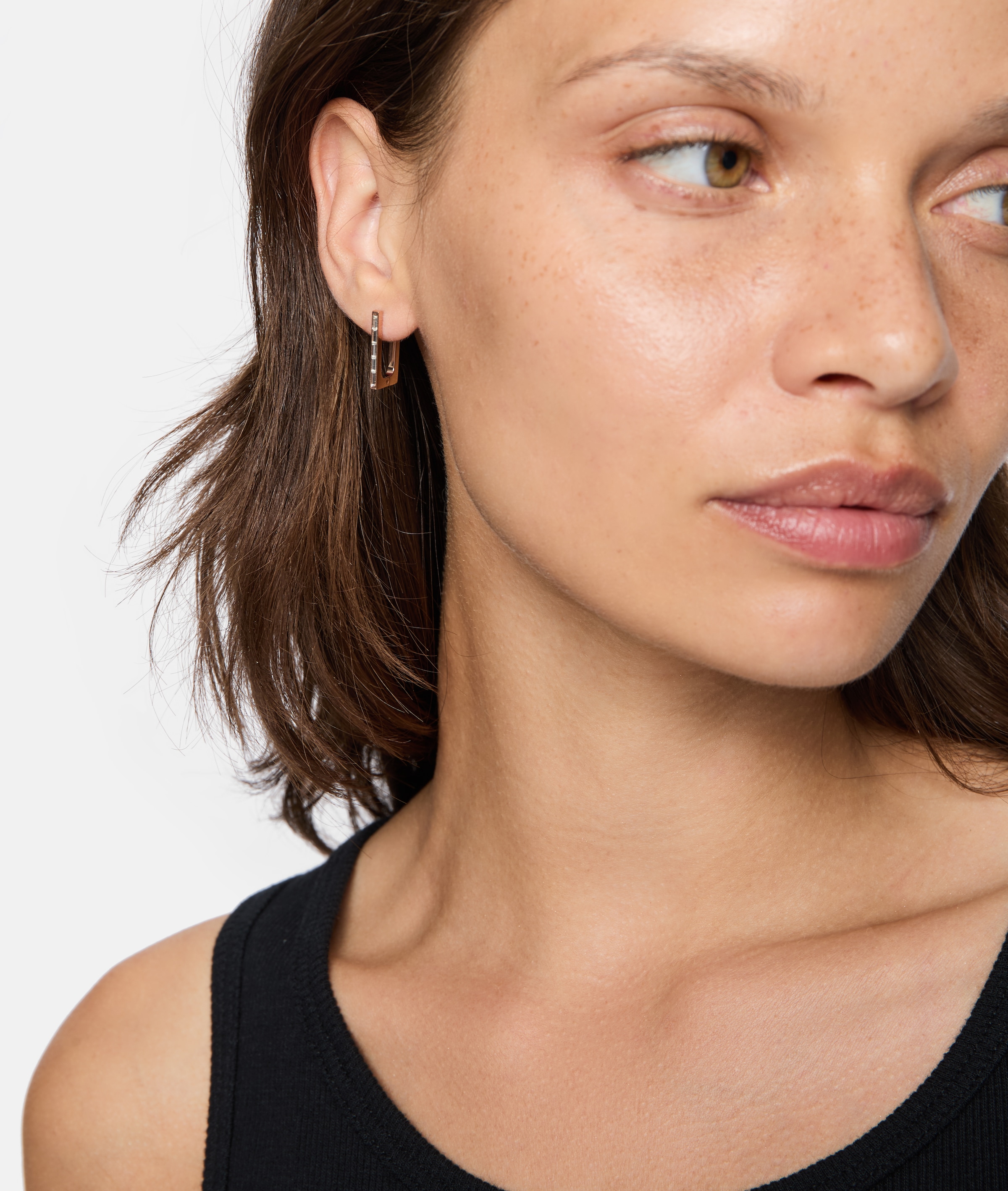 Liebeskind Berlin Paar Creolen »Schmuck Geschenk Edelstahl Ohrringe Sparkling Link, LJ-1464, LJ-1465«, mit Zirkonia (synth.)