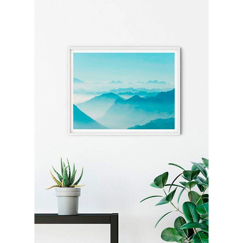 Komar Poster »Mountains View«, Natur, (1 St.), Kinderzimmer, Schlafzimmer, Wohnzimmer