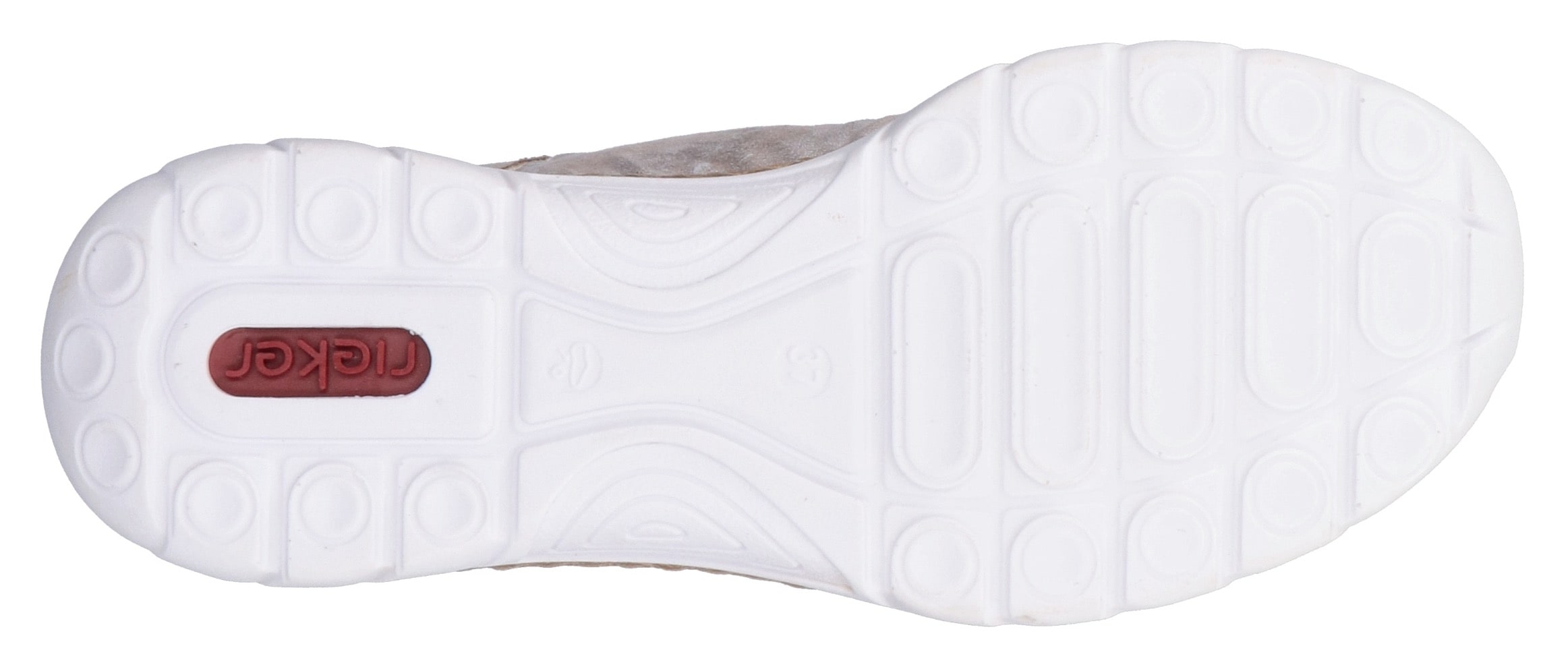 Rieker Klettschuh, Slipper, Halbschuh, Freizeitschuh, Sneaker, Keilabsatz in Korkoptik