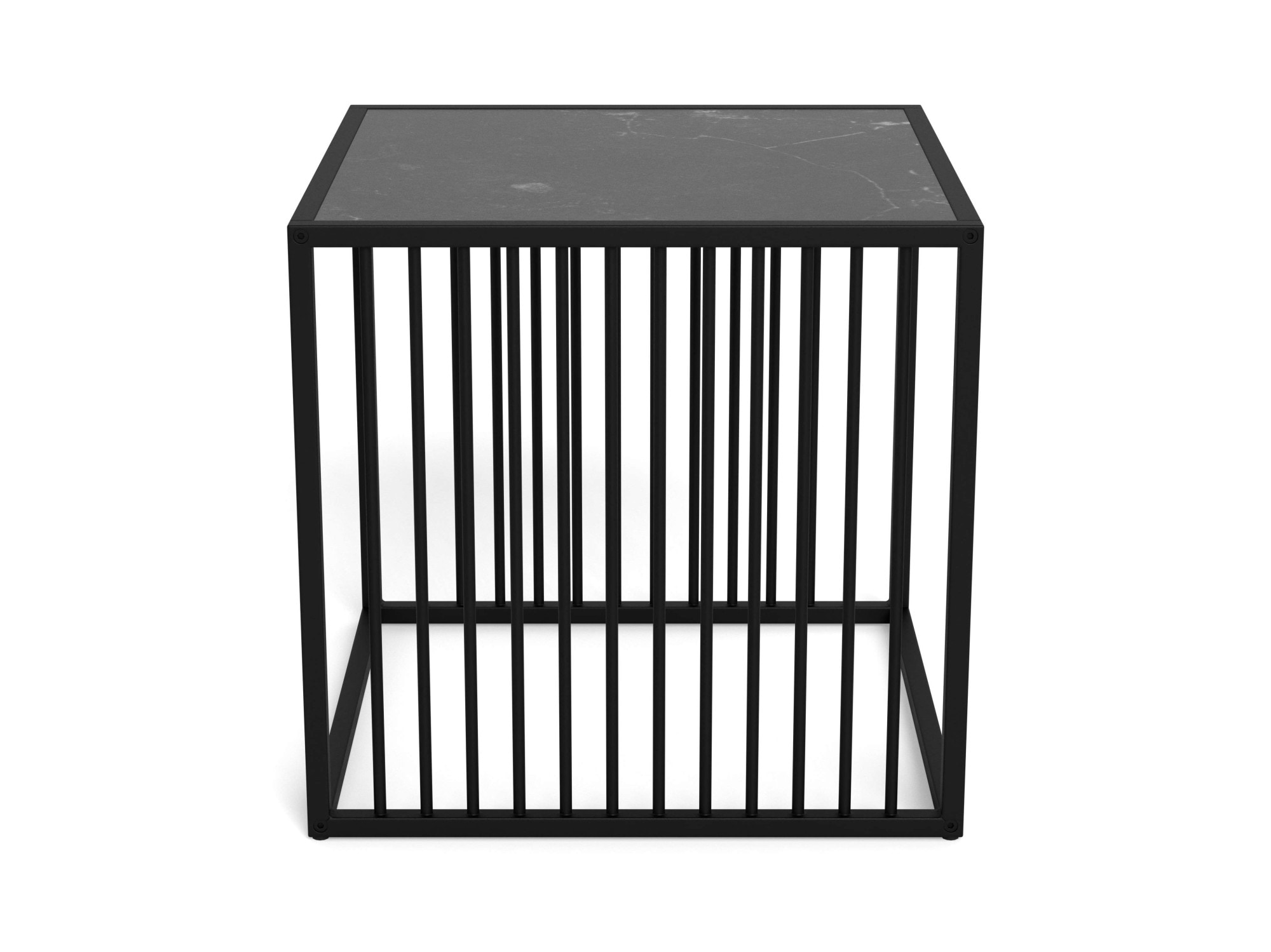 ACTONA GROUP Beistelltisch »Kaffeetisch, Beistelltisch« Ecktisch, Tischplatte Izmir schwarz, Maße 40x40x40cm