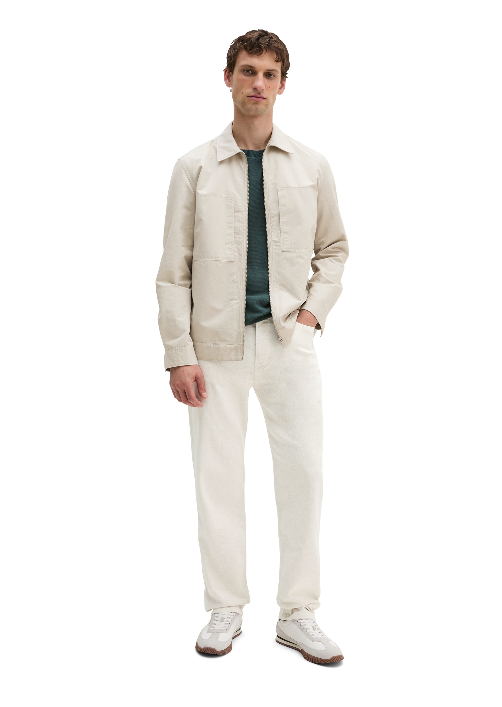 Marc O'Polo Hemdjacke aus Bio-Baumwolle und Leinen