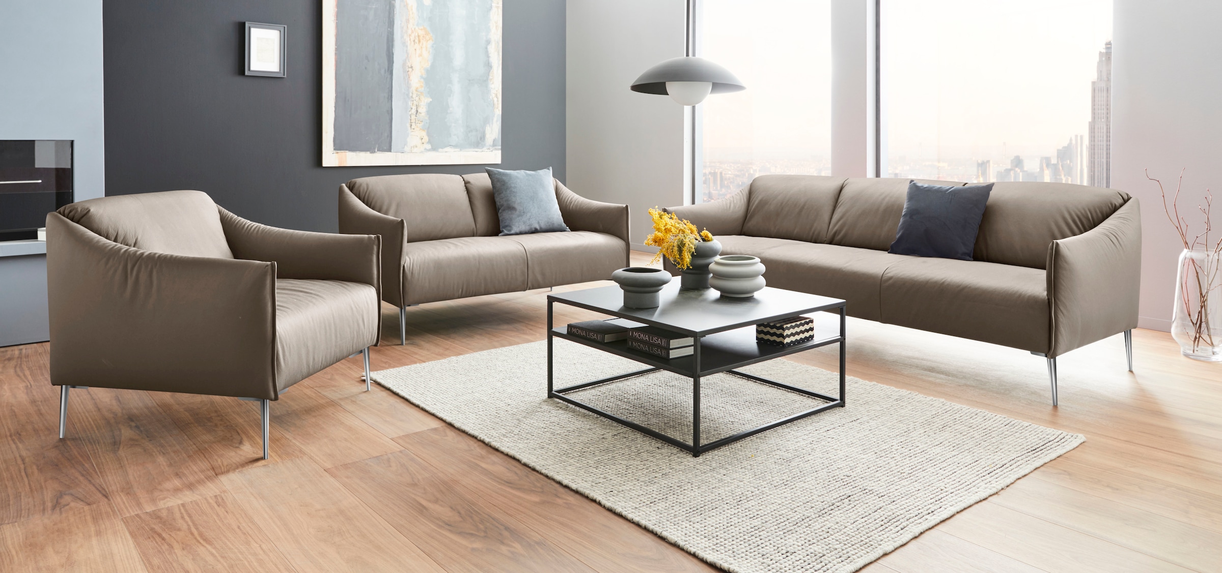 W.SCHILLIG Cocktailsessel »sally«, mit Metallfüßen in Chrom glänzend