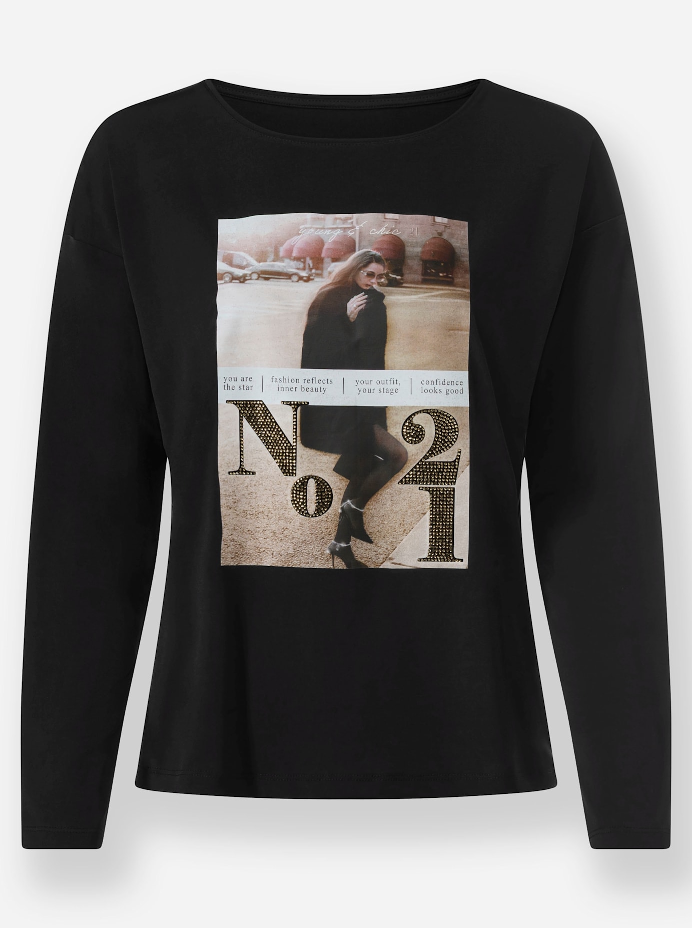 heine Langarmshirt »Langarm-Shirt«, (1 tlg.)