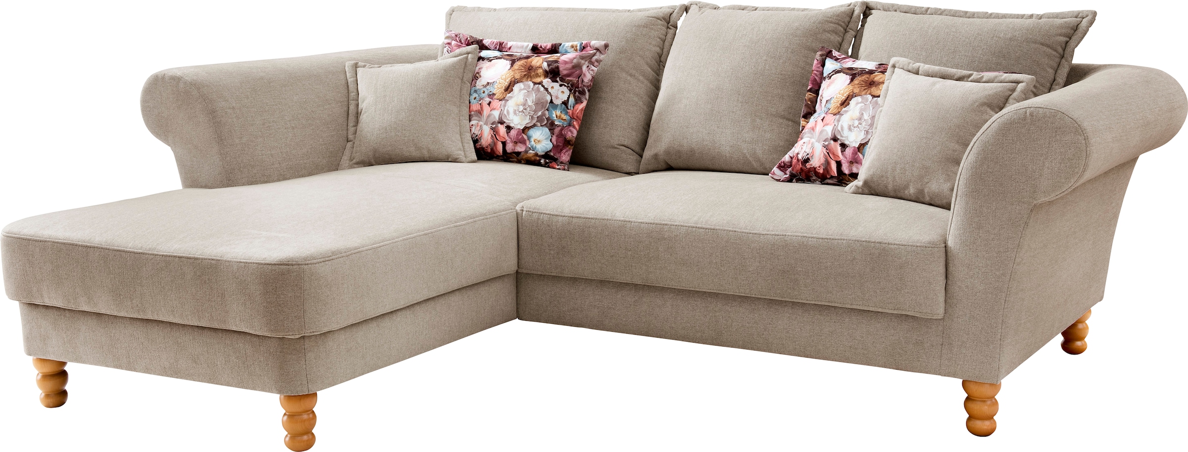 Home affaire Ecksofa »Tassilo Mega Polsterecke mit Kaltschaum im Sitz, bequem, L-Form«