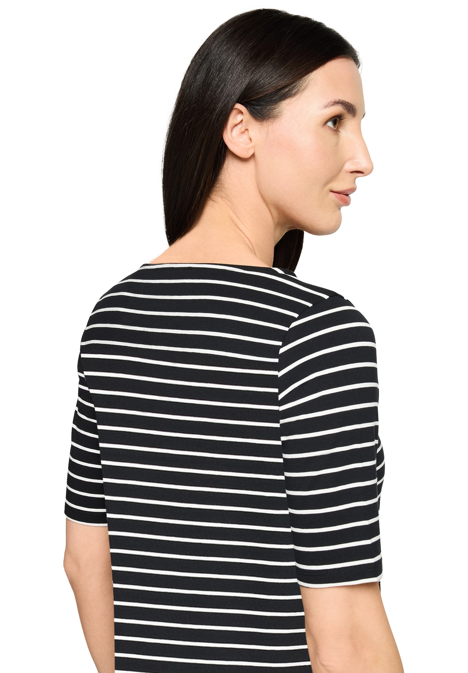 Betty Barclay 3/4-Arm-Shirt »Ringelshirt mit U-Boot-Ausschnitt«