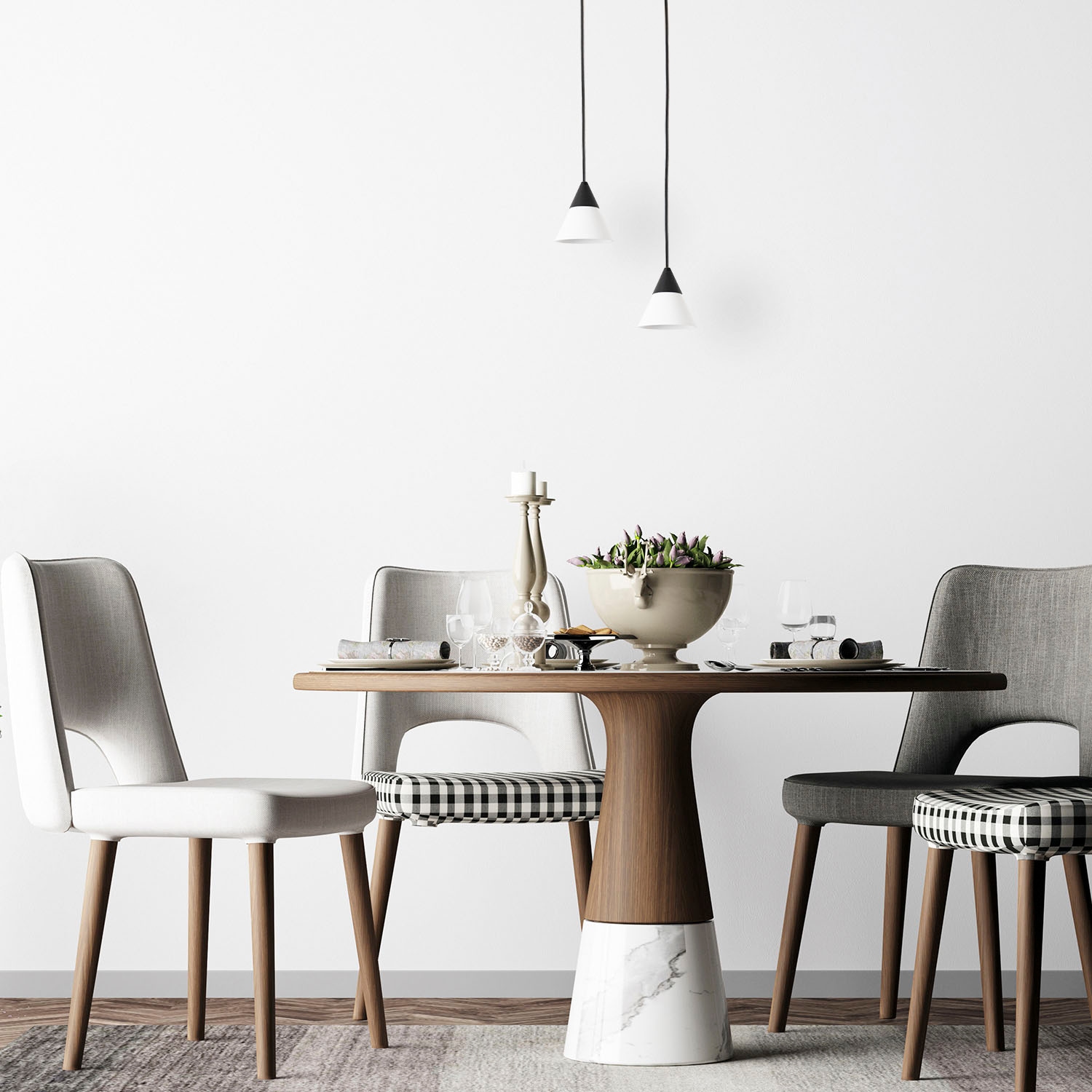 Paco Home Pendelleuchte »CLEA«, LED Hängelampe Wohnzimmer Esszimmer Küchenlampe Hängend