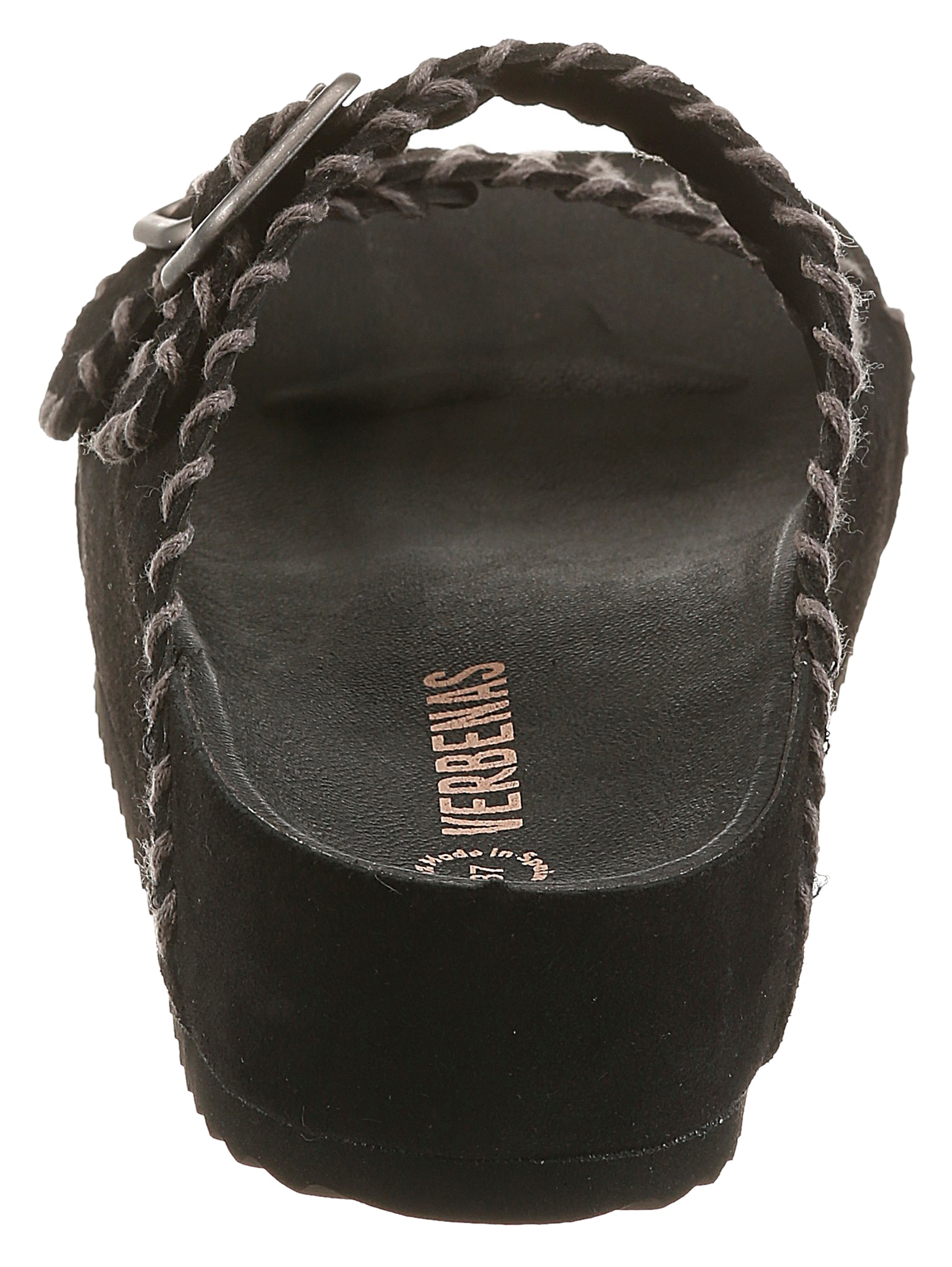 VERBENAS Pantolette »ELENA SERRAJE PASADO«  Sommerschuh, Hausschuh, Strandschuh mit zwei verstellbaren Schnallen