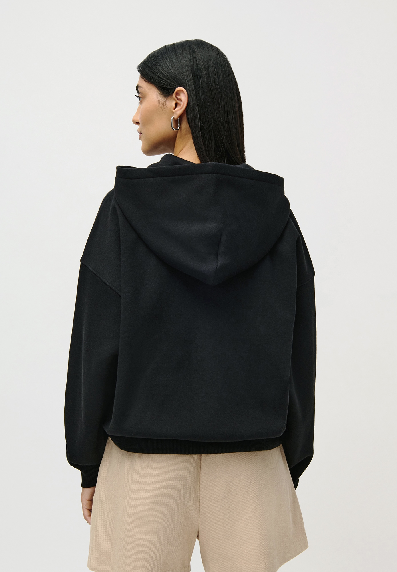 LeGer Kapuzensweatjacke »Fenna, LeGer by Lena Gercke«, Mit hochwertiger Logostickerei auf der Brust
