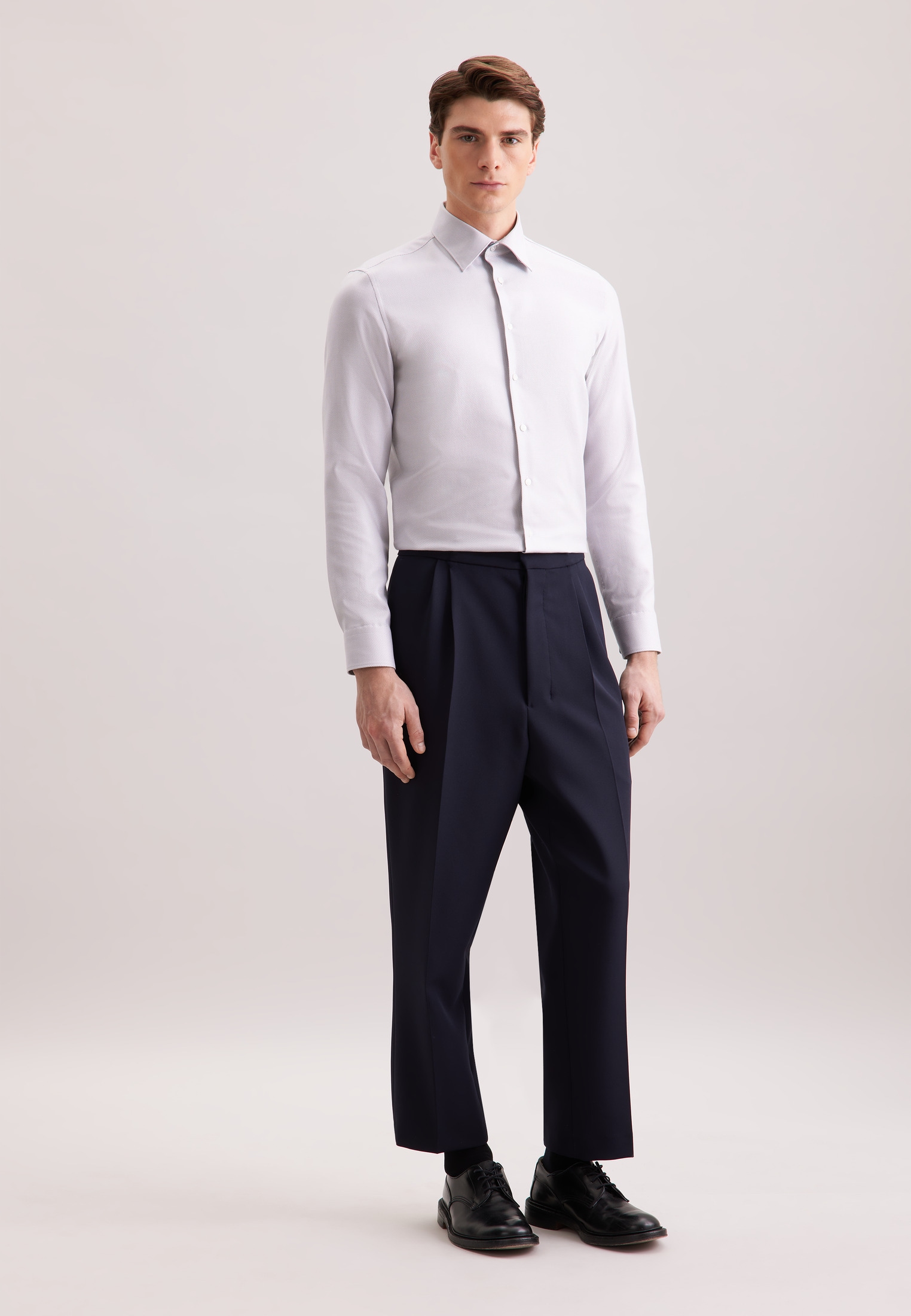 seidensticker Businesshemd »Schwarze Rose«, Shaped 1/1 Covered-Button-Down-Kragen