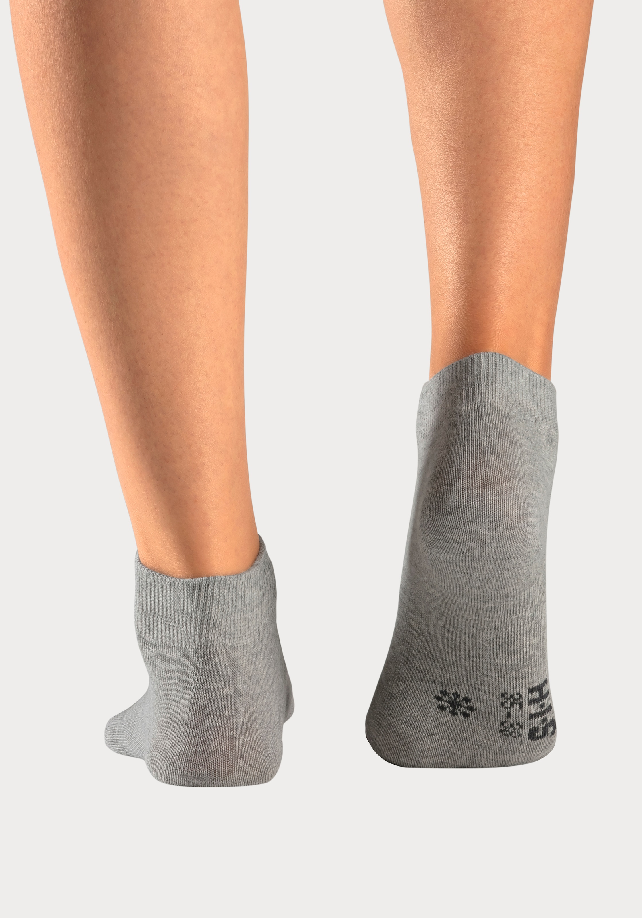 H.I.S Kurzsocken, (Packung, 10 Paar), mit eingestrickten Symbolen