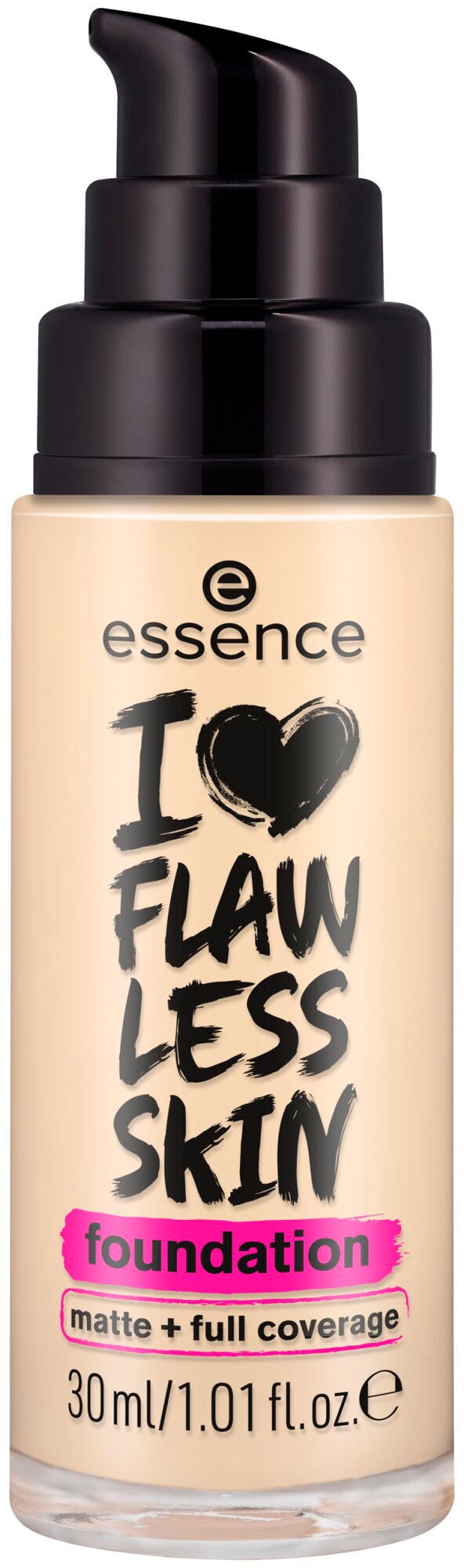 Essence Foundation »I LOVE FLAWLESS SKIN foundation«, (Set, 3 tlg.), mit natürlichem Finish