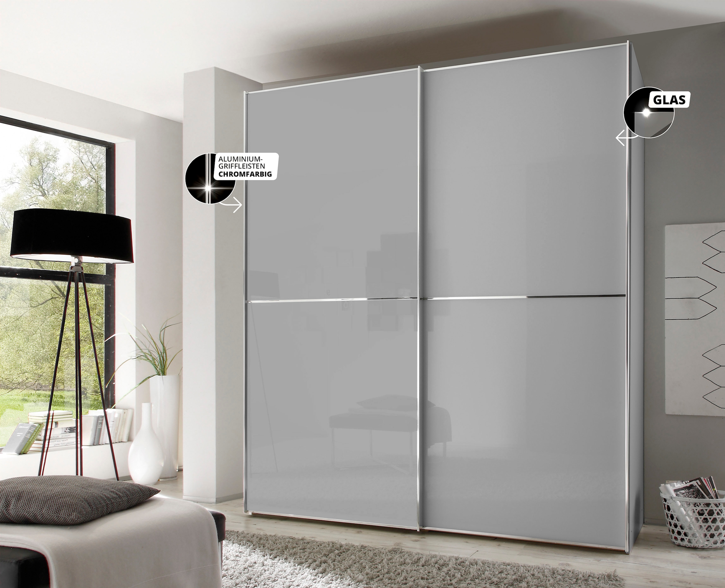 STAUD Schwebetürenschrank »Sinfonie Plus, edles Design in hochwertiger Qualität, Made in Germany« In vier verschiedenen Ausstattungsvarianten