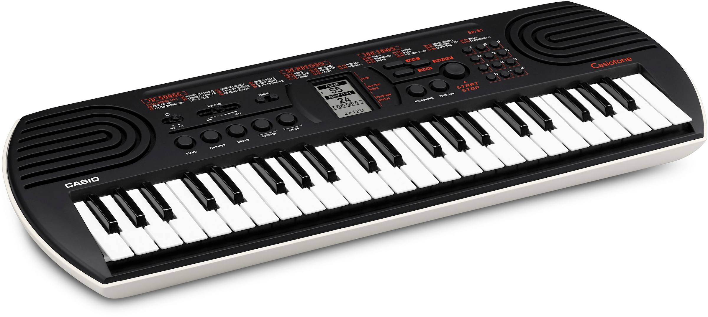 CASIO Home-Keyboard »Mini-Keyboard SA-81«, mit 44 Tasten