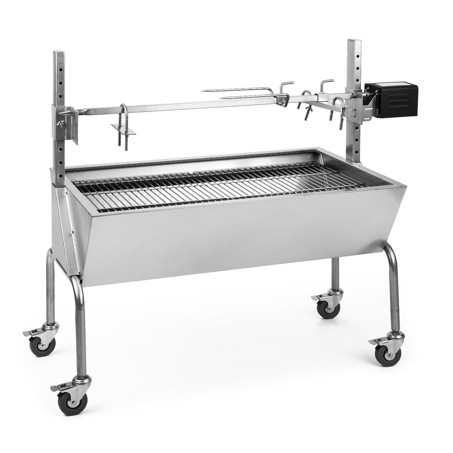 ONECONCEPT Holzkohlegrill »Sauenland«, Elektrischer Drehspieß Drehgrill Grillrotator