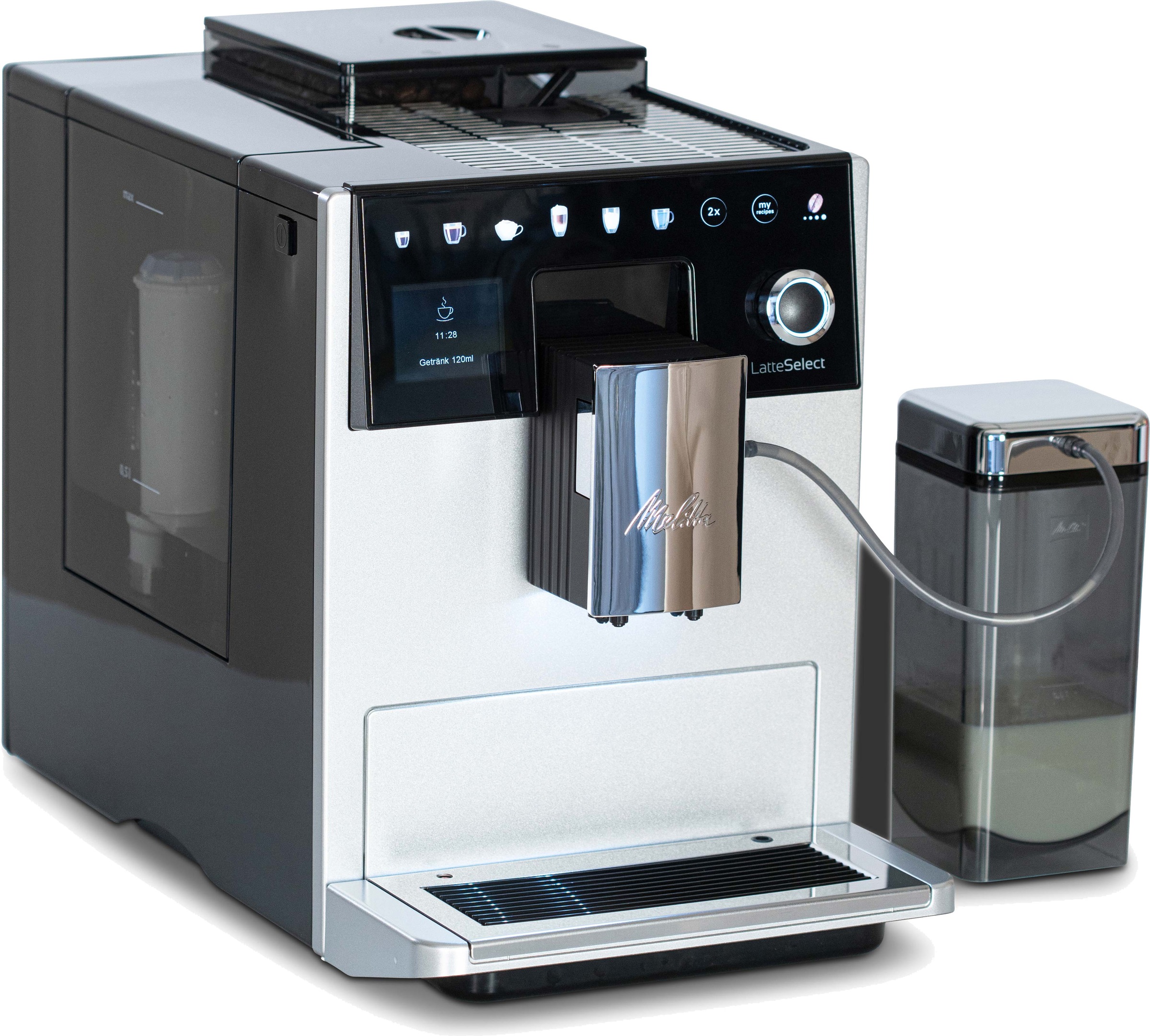 Melitta Kaffeevollautomat »CI Touch® Latte Select F 630-201«, 12 Kaffeekreationen & 6 Benutzerprofile, flüsterleises Mahlwerk