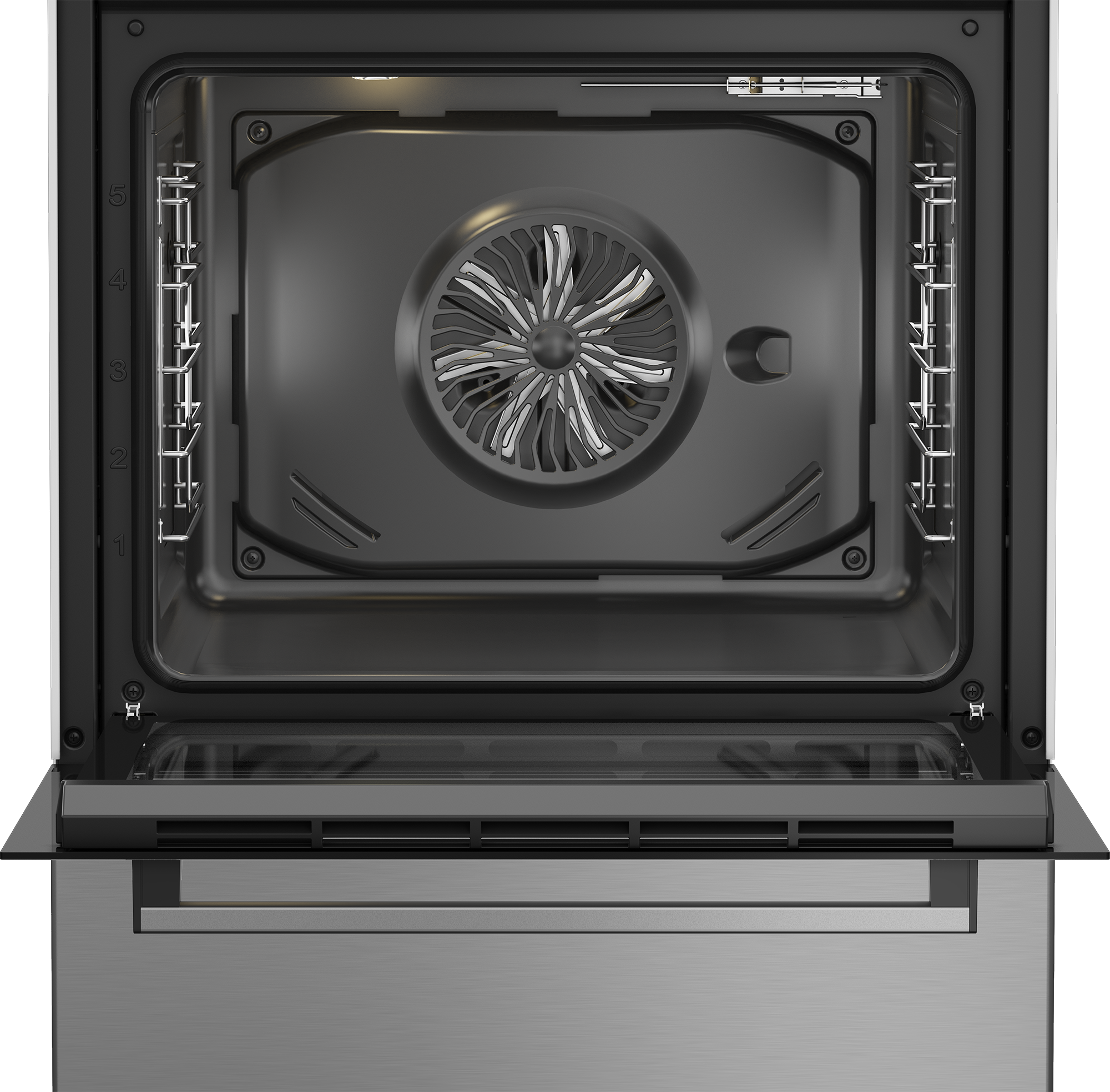 BEKO Elektro-Standherd »FBM67320WS« mit Teleskopauszug nachrüstbar