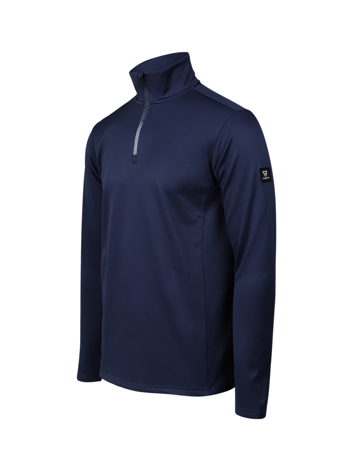 Brunotti Fleecepullover »Heros Men Fleece«, mit Badge-Applikation, aus Trikotfleece, atmungsaktiv, wasserabweisend
