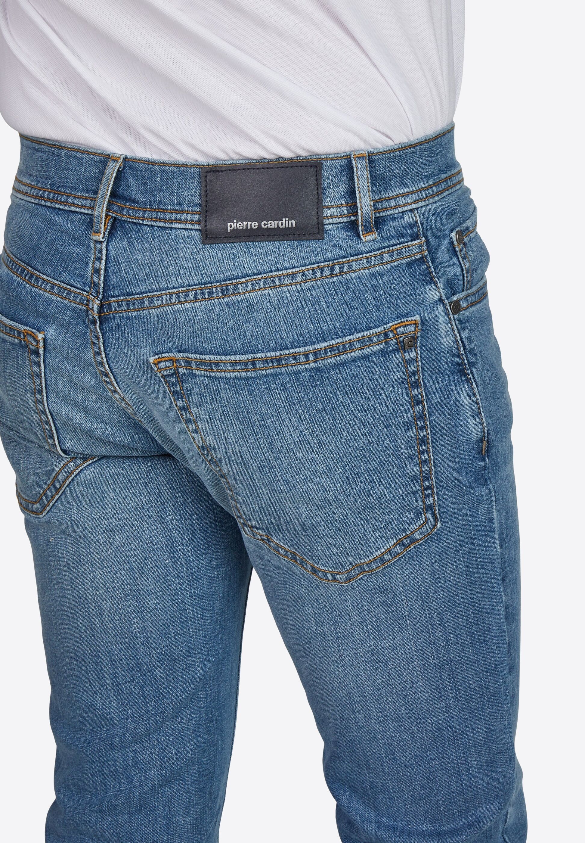 Pierre Cardin Gerade Jeans »Laval« mit Dornschlaufe für die Gürtelschnalle