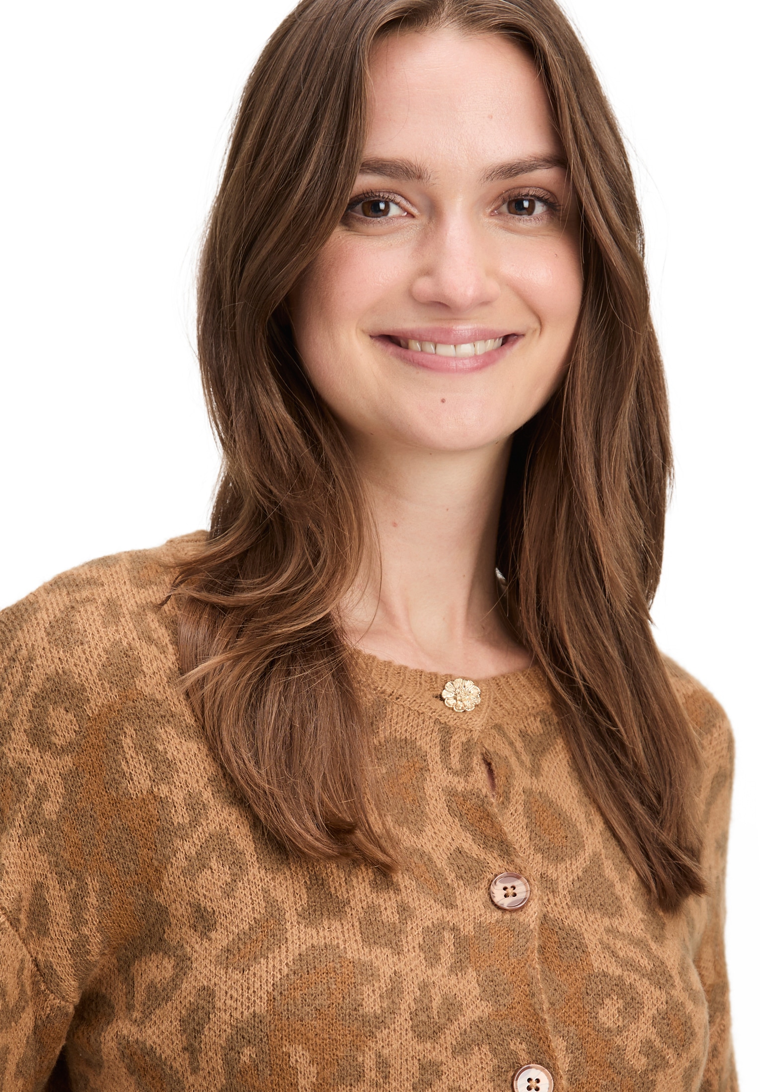Cartoon Cardigan »Strick-Cardigan mit Rundhalsausschnitt«