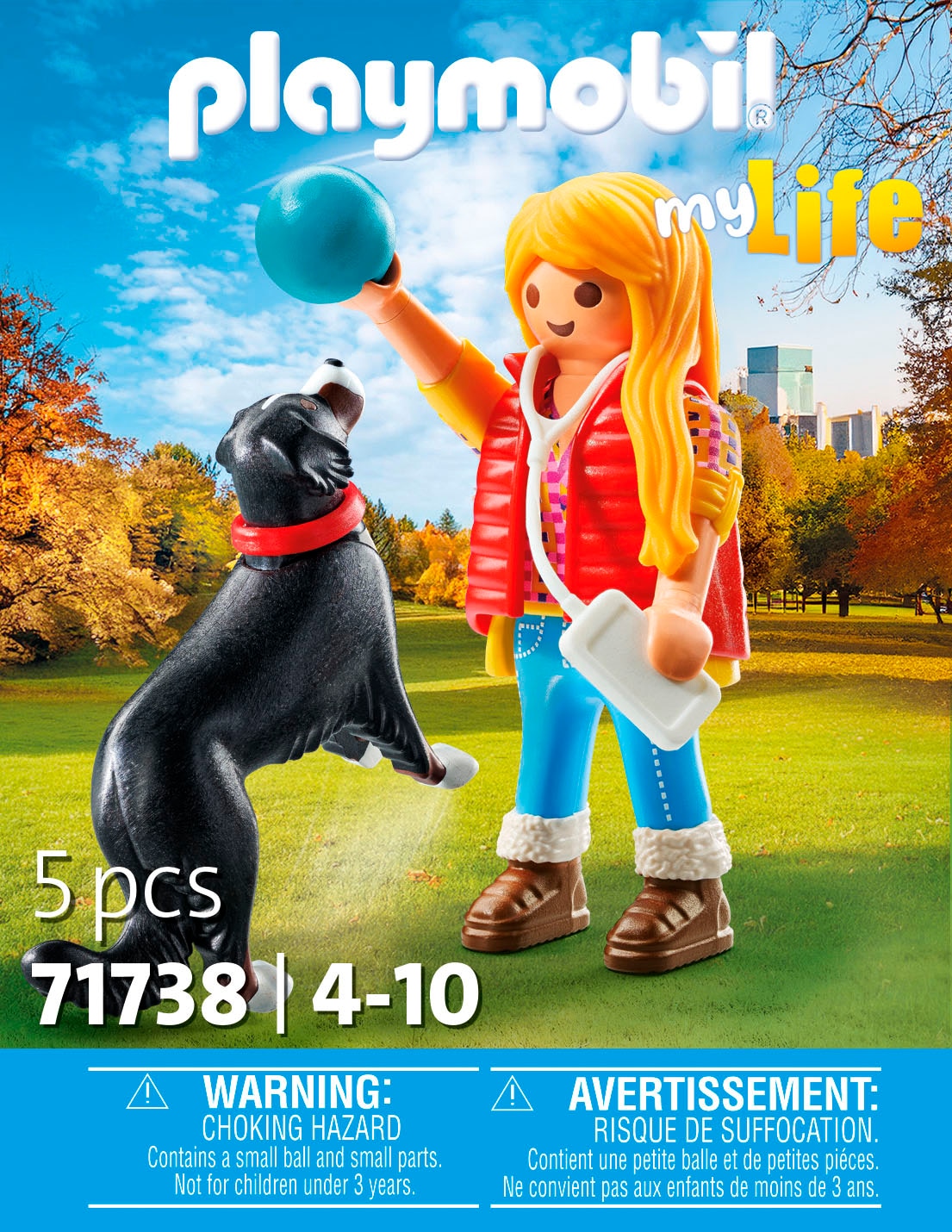 Playmobil® Konstruktions-Spielset »Frau mit Sennenhund (71738), Playmobil My Life«