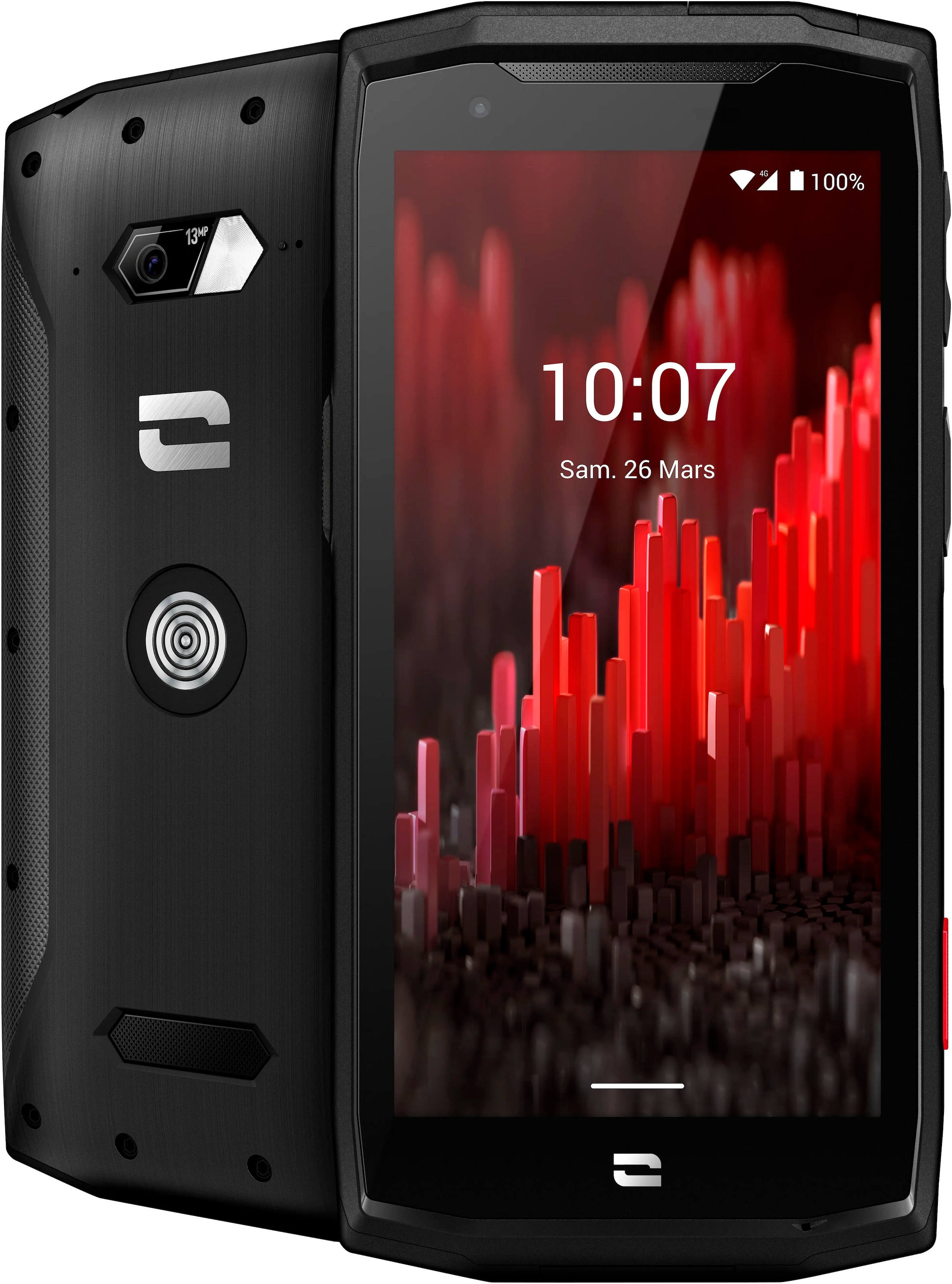 CROSSCALL Smartphone »Core-M5«, schwarz, 12,57 cm/4,95 Zoll, 64 GB Speicherplatz, 13 MP Kamera
