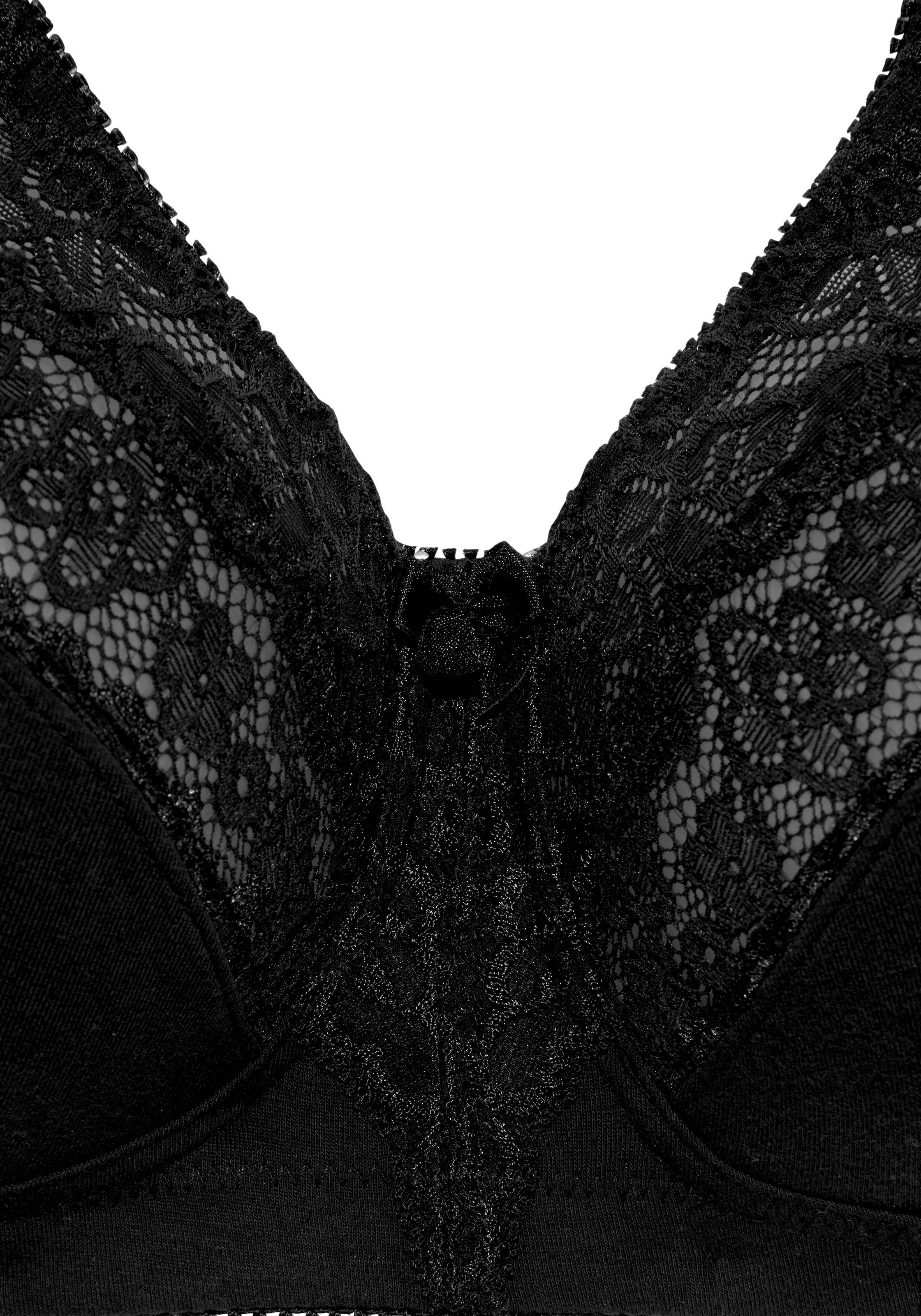 petite fleur Entlastungs-BH 2 Stück,  ohne Bügel, Baumwollqualität, Packung