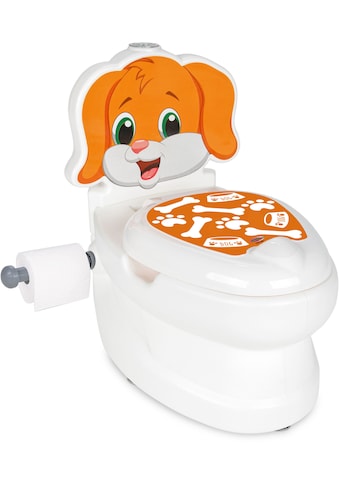 Toilettentrainer »Meine kleine Toilette, Hund«, mit Spülsound und Toilettenpapierhalter