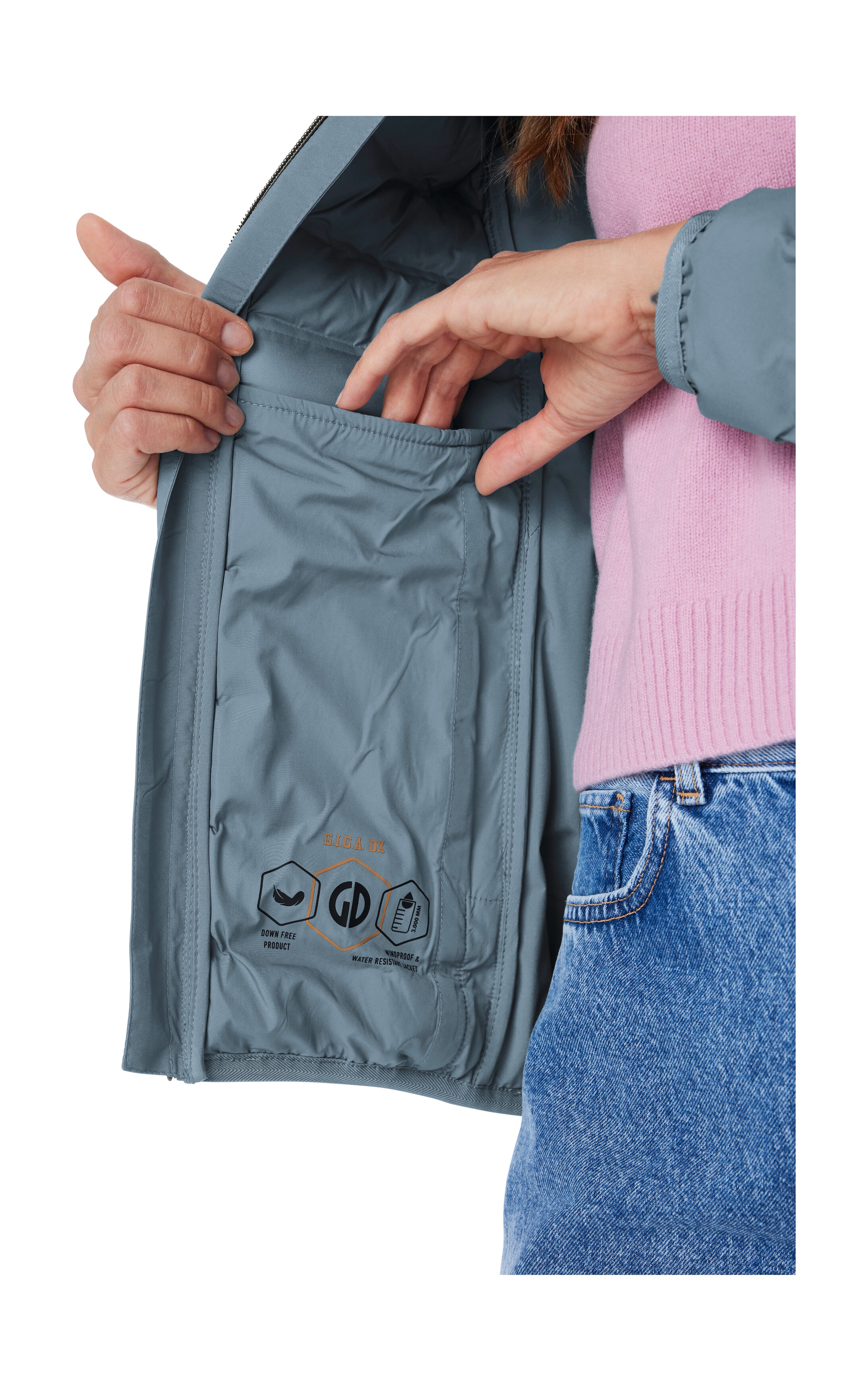 G.I.G.A. DX by killtec Steppjacke »Damen Steppjacke OOGW 1« Leichte Steppjacke, wasserabweisend, weitenregulierbare Kapuze