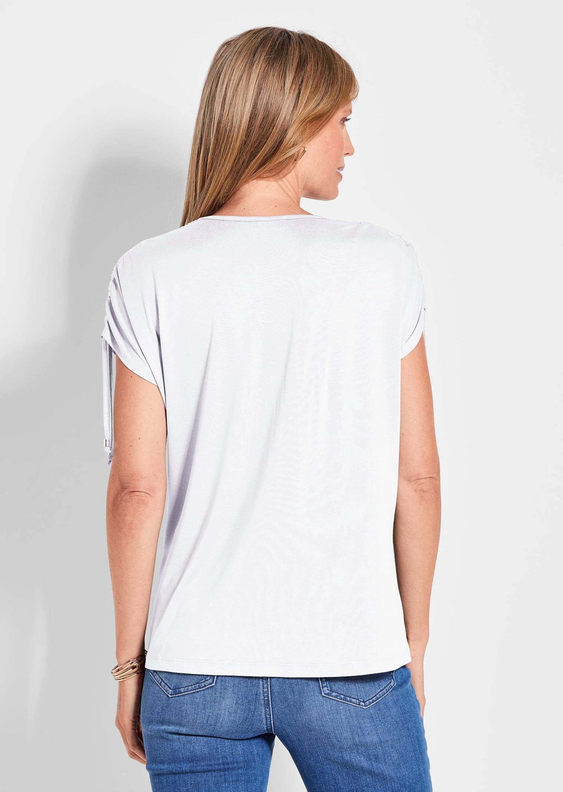 GOLDNER Kurzarmshirt »Kurzarm Viskose-Oberteil«