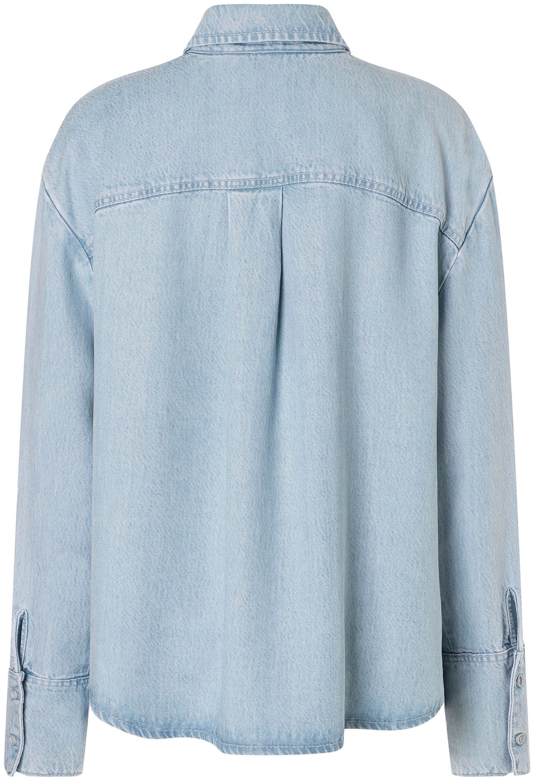 MAC Jeansbluse »OVER SHIRT« mit breiter Manschette