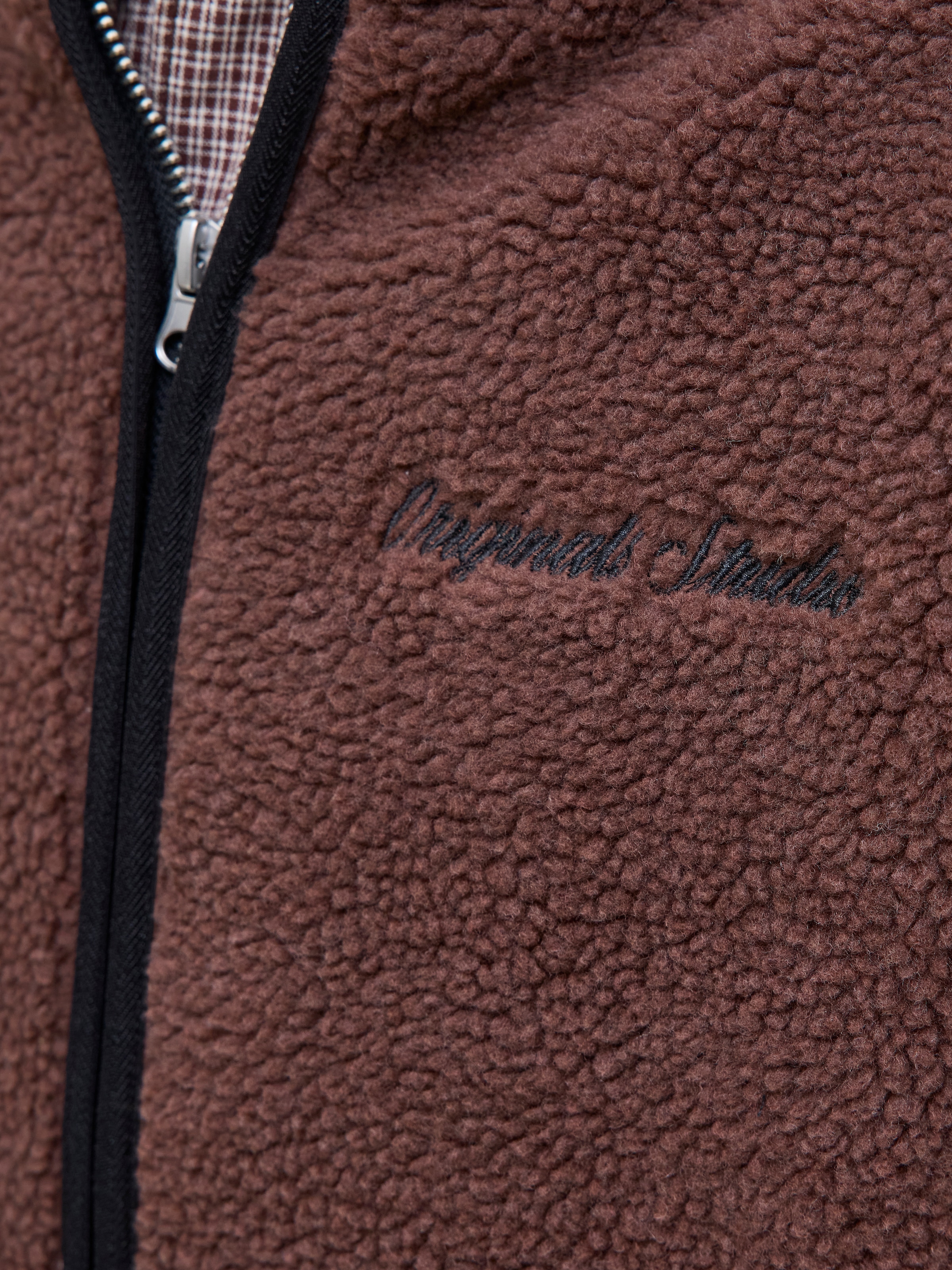 Jack & Jones Junior Fleecejacke »JORNORREBRO TEDDY JACKET JNR«, ohne Kapuze, Mit stylischem Muster