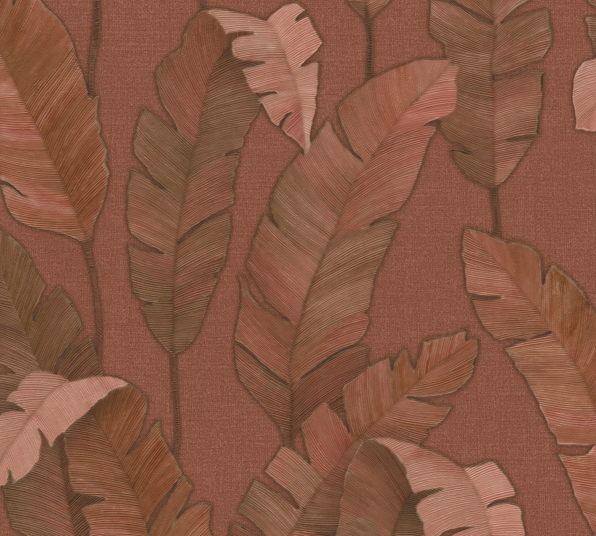 living walls Vliestapete »Metropolitan Stories. Travel Styles. Blättertapete« gemustert | matt | neutral glatt Tapete Floral Modern Chic 3D-Effekt Strukturiert Elegant Tapeten Flur