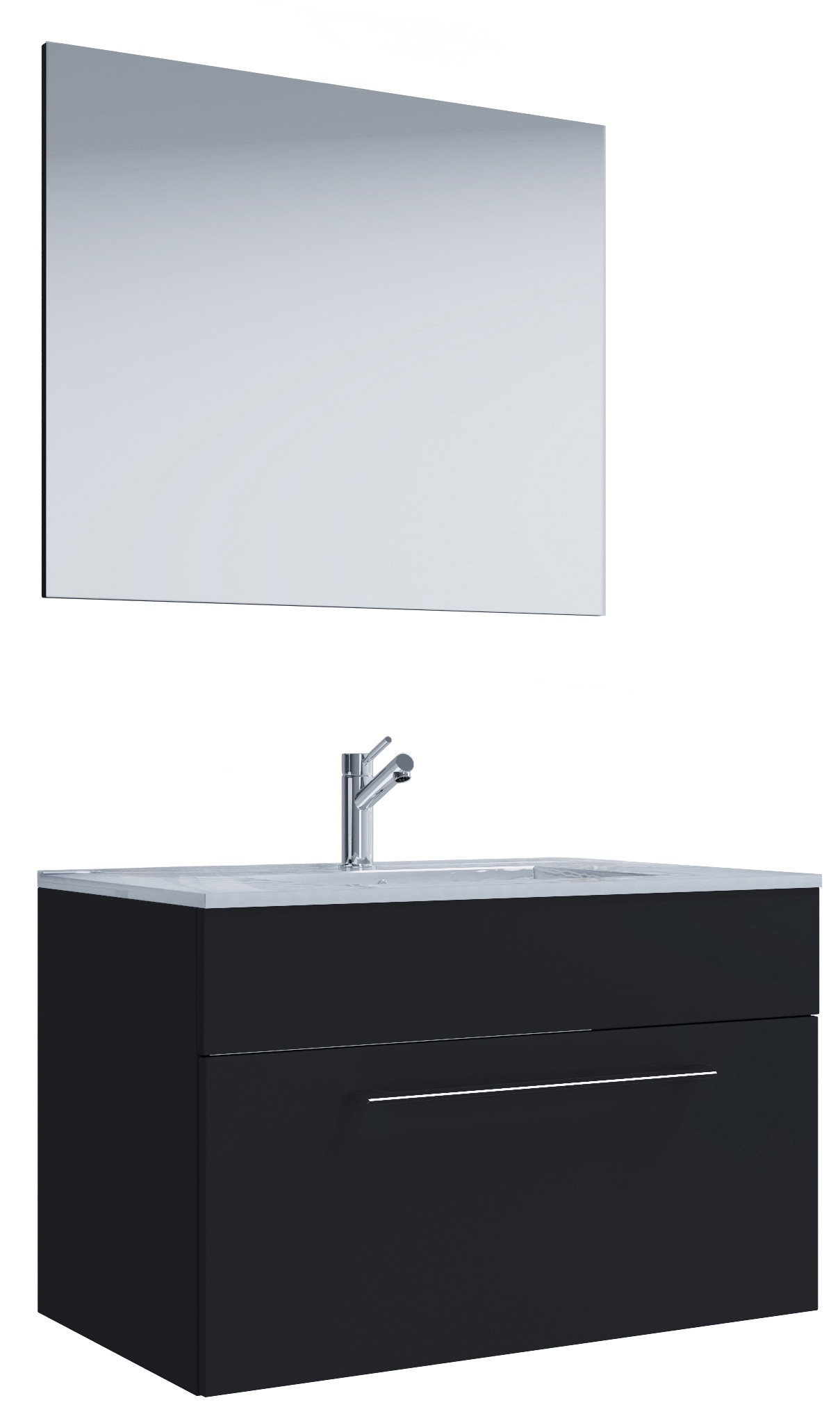 VCM Waschtisch »3-tlg. Waschplatz Waschtisch Badinos Schublade SP« 3 Stk. tlg.