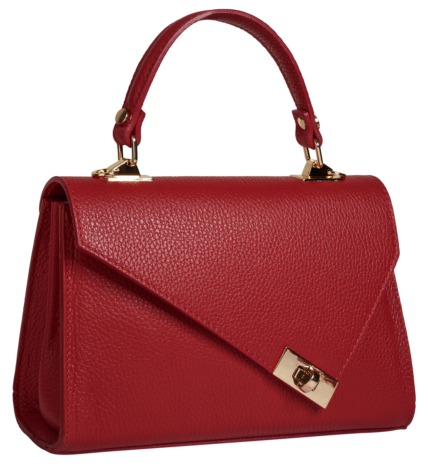 Cluty Henkeltasche echt Leder, Made in Italy