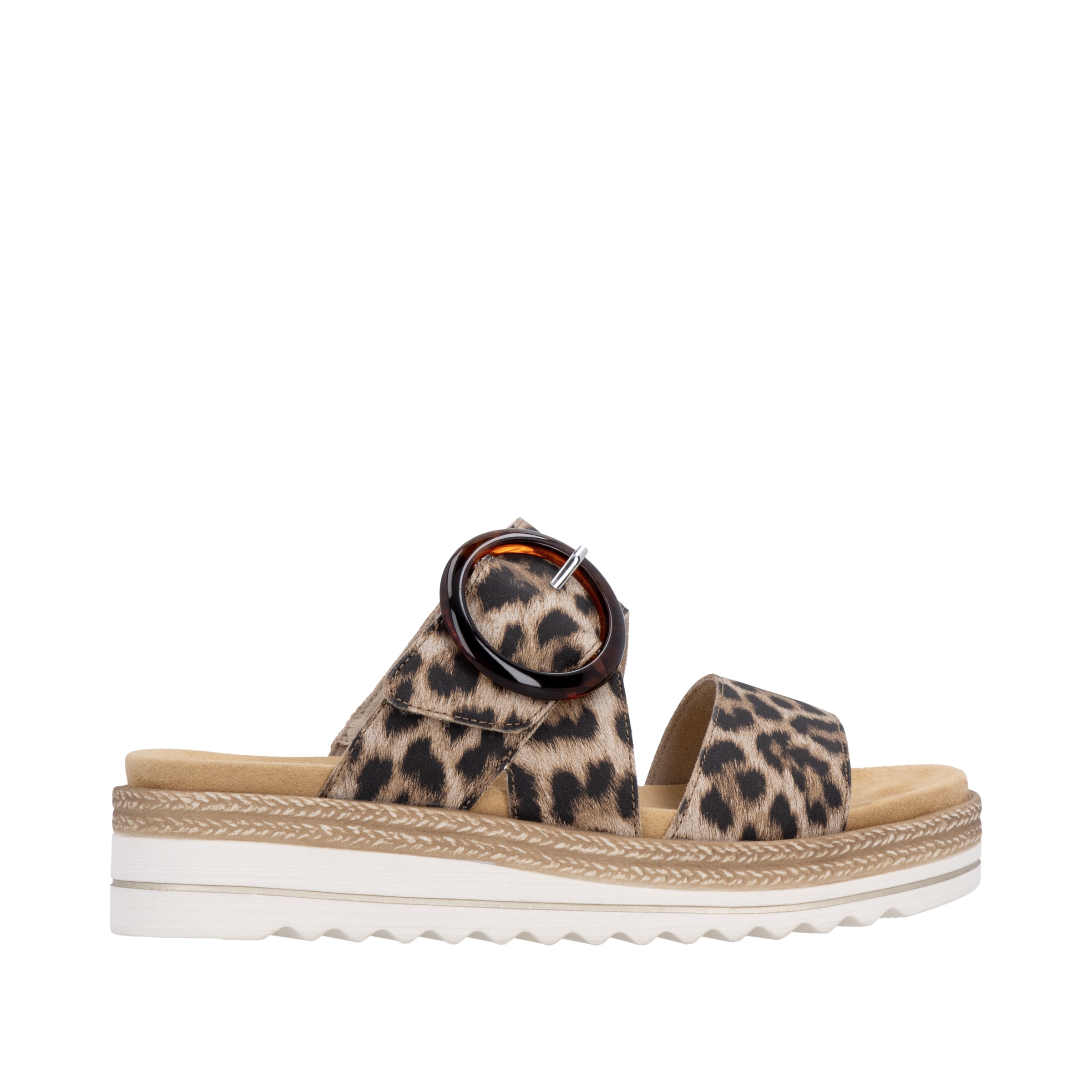 Remonte Keilpantolette  Schlupfschuh, Sommerschuh mit praktischem Klettverschluss