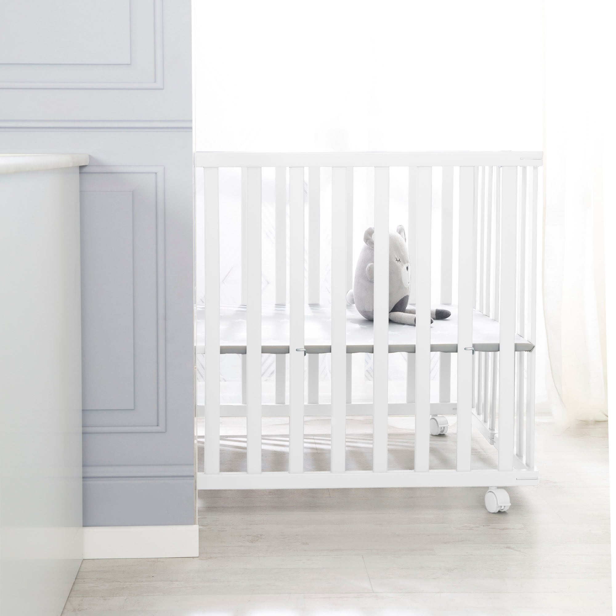 roba® Laufgitter »Little Stars, weiß, 74x100 cm«, mit Folienboden