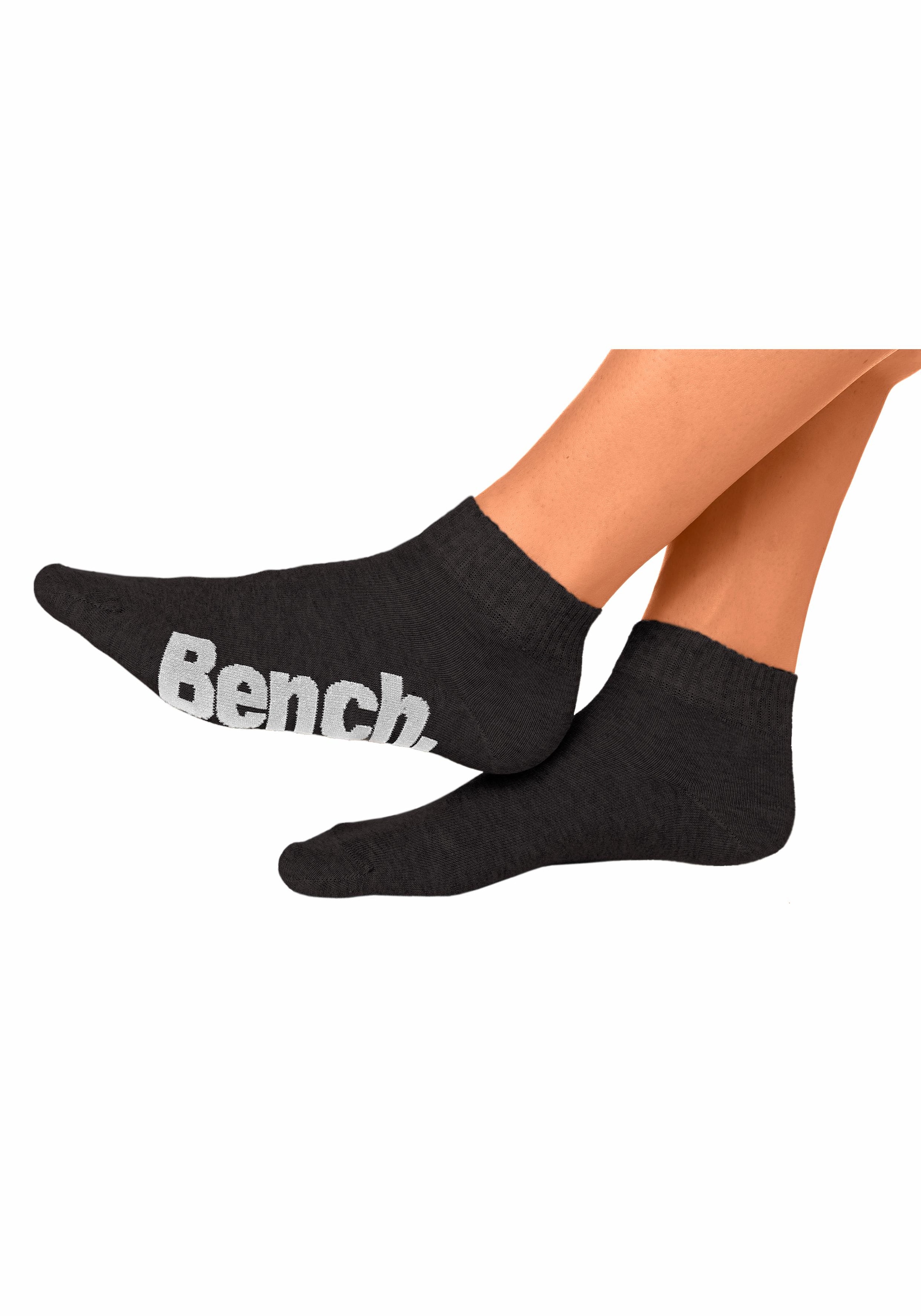 Bench. Kurzsocken, (Packung, 6 Paar), mit komfortablem Rippbündchen