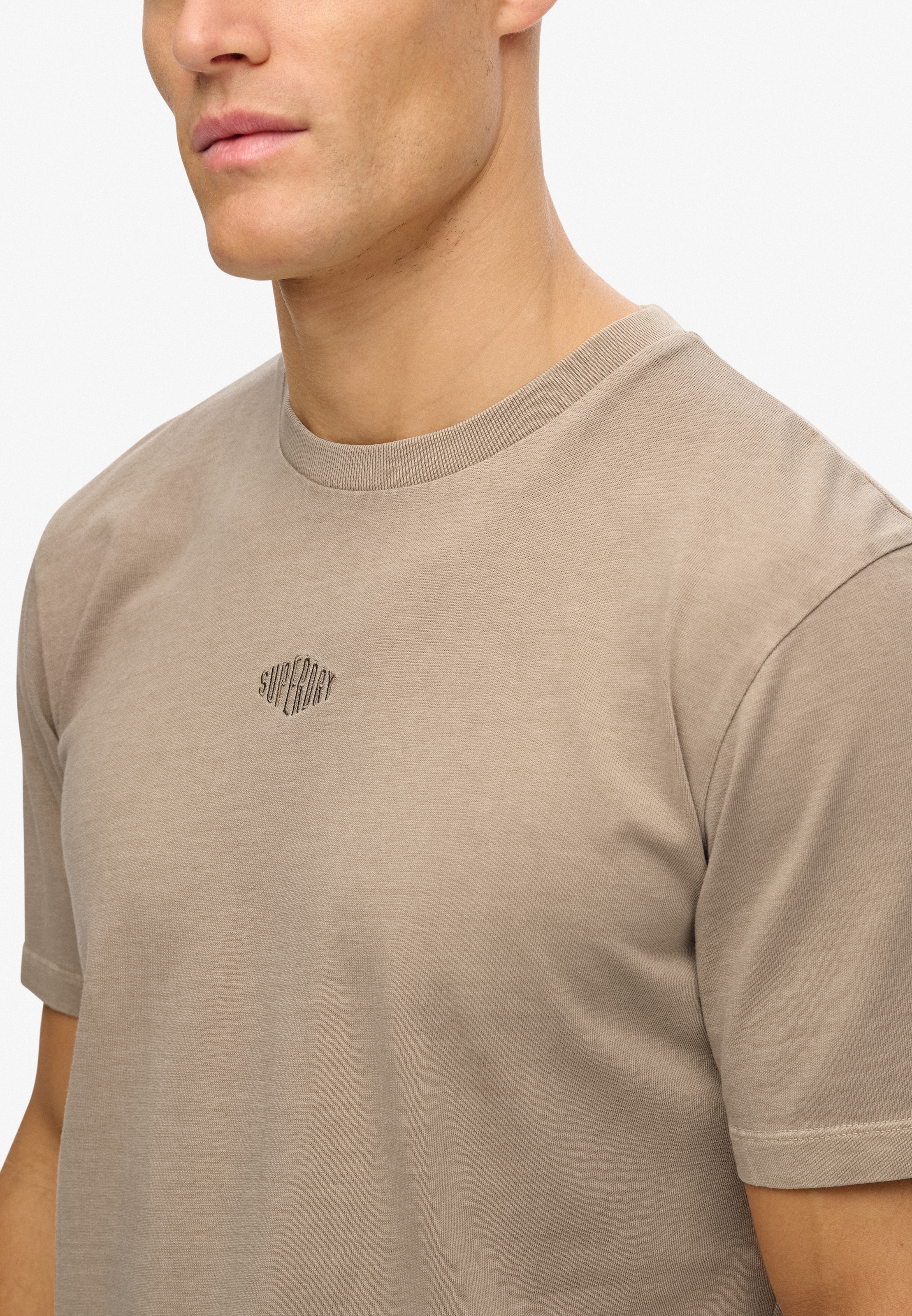 Superdry Rundhalsshirt »MICRO LOGO TSHIRT« mit Micro-Marken-Logo