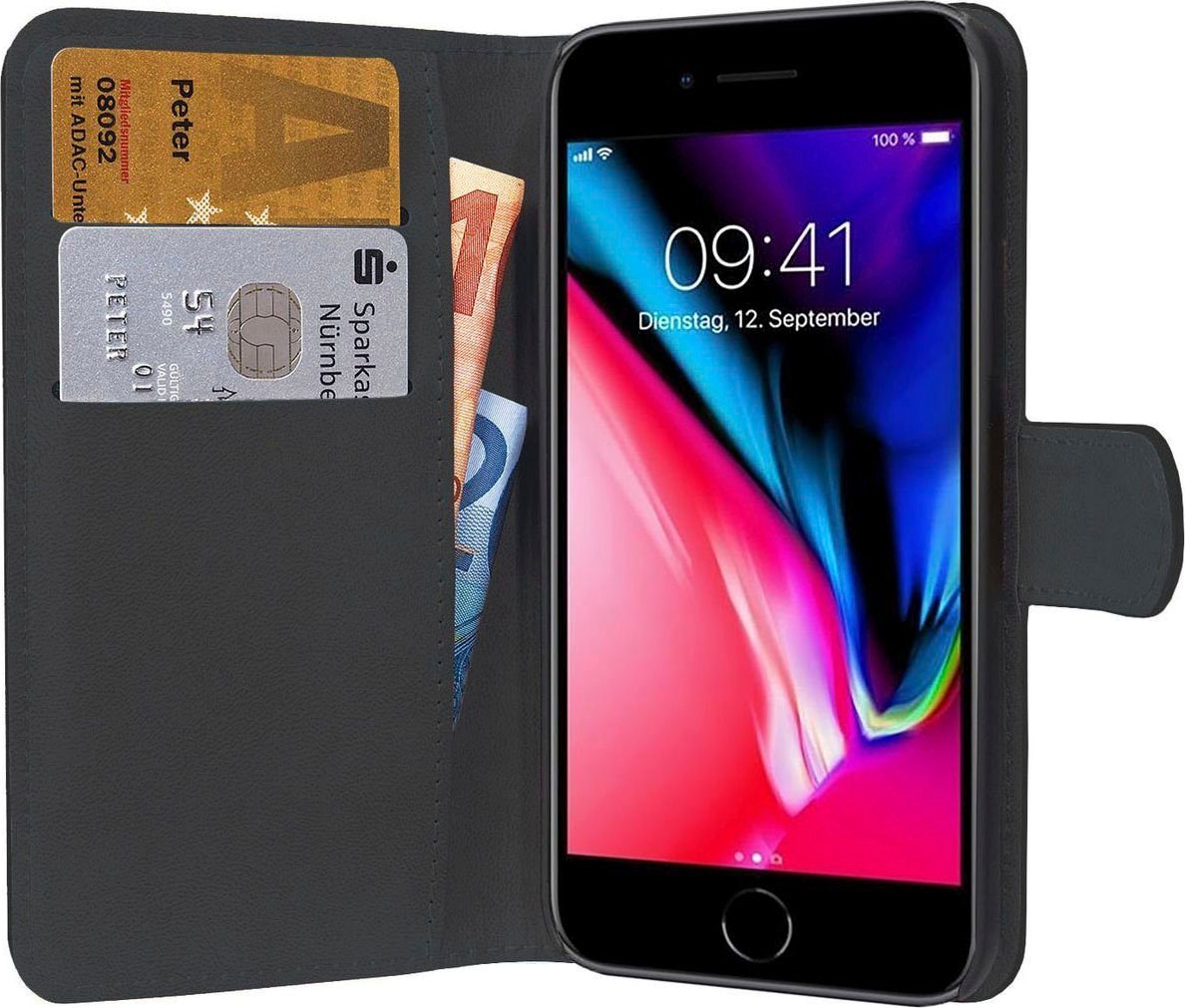 PEDEA Handytasche »Book Classic für Apple iPhone 8«