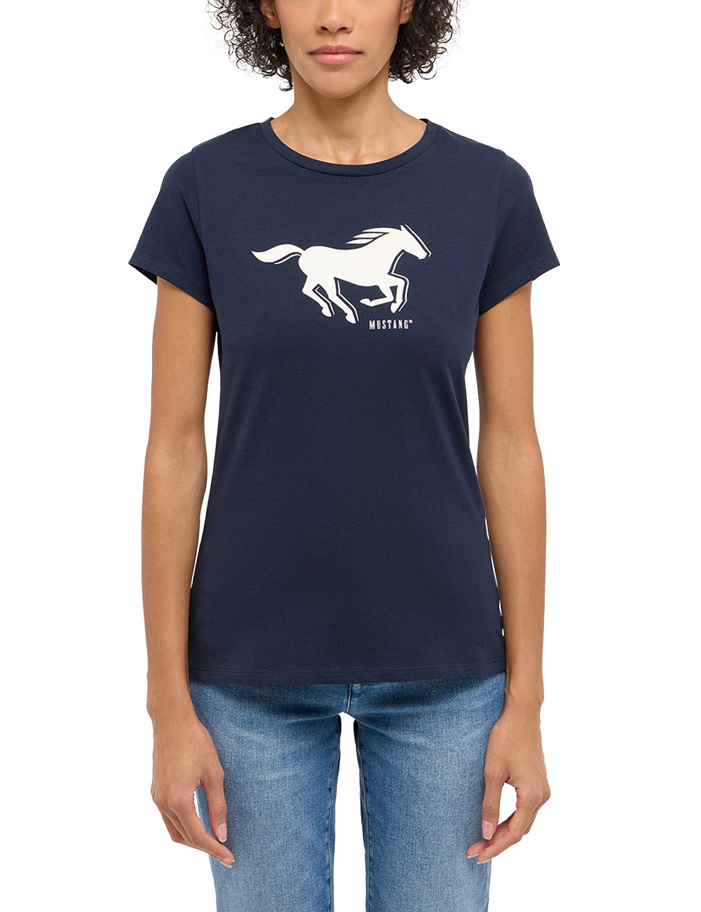 MUSTANG Kurzarmshirt »Damen Style Loa«