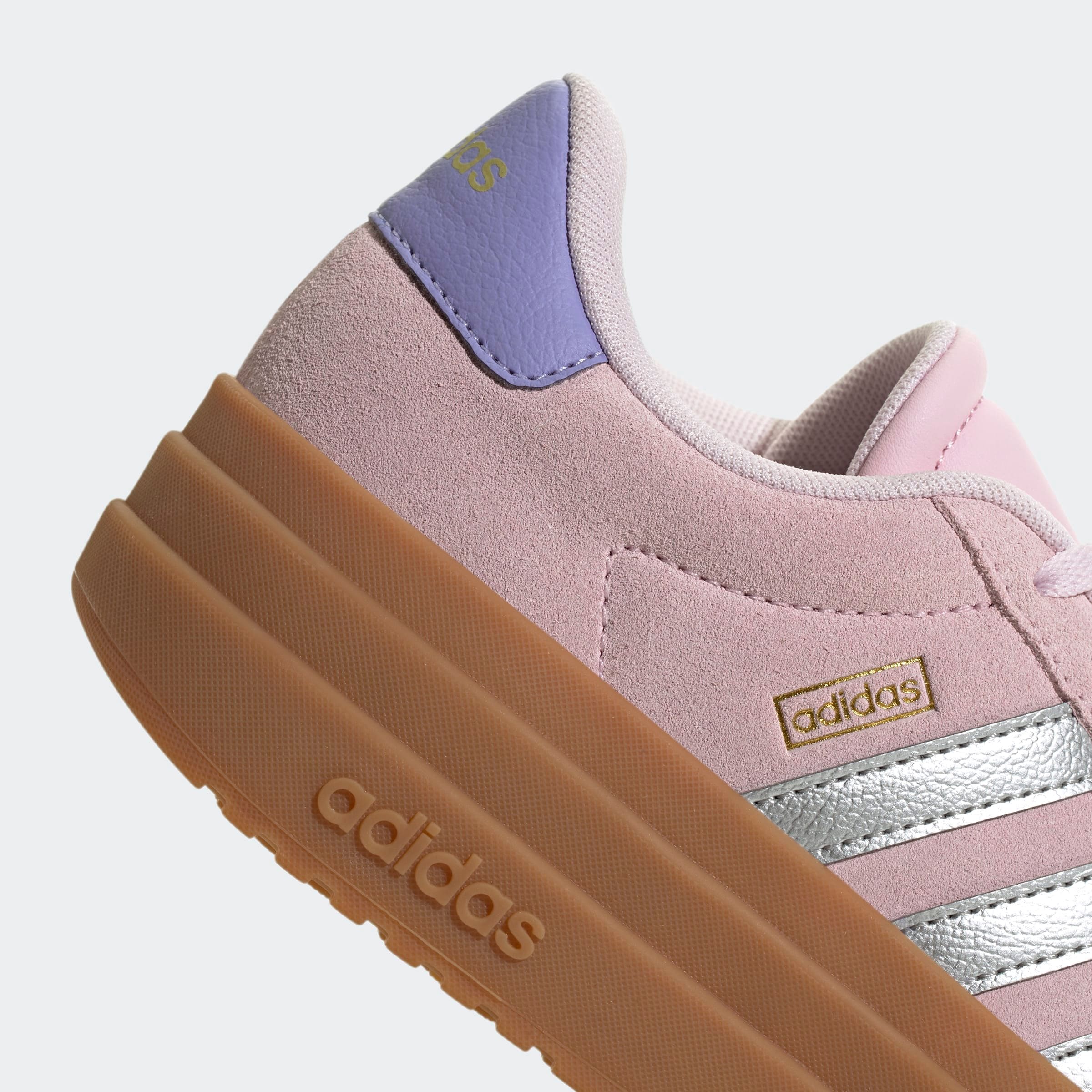 adidas Sportswear Plateausneaker »VL COURT BOLD LIFESTYLE KIDS«, Design auf den Spuren des adidas Gazelle Bold