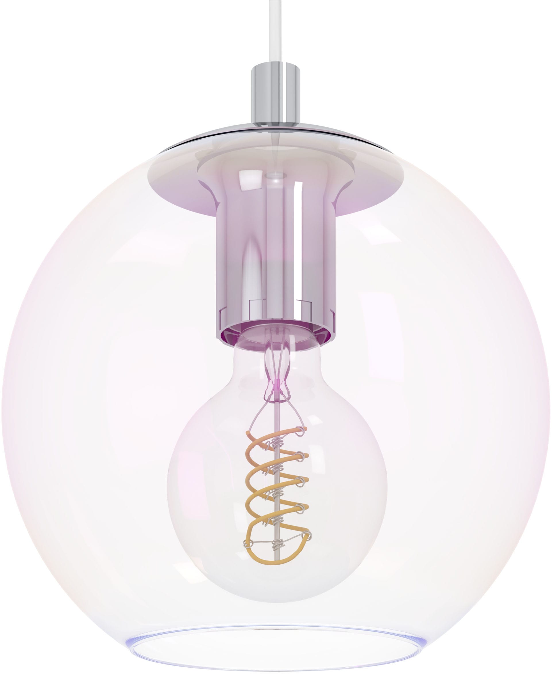 EGLO Hängeleuchte »ARISCANI 2 Pendellampe - Stahl - E27 - 3X60W - IP20« E27 1 Stk. Hängelampe, Deckenlampe, Wohnzimmer, Esszimmer, L76,5 x B16,5 x H110cm