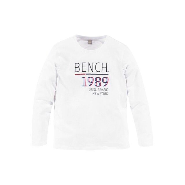 Bench. Langarmshirt, (Packung, 2 tlg., 2 Shirts), in 2 Farben und Drucken  im OTTO Online Shop