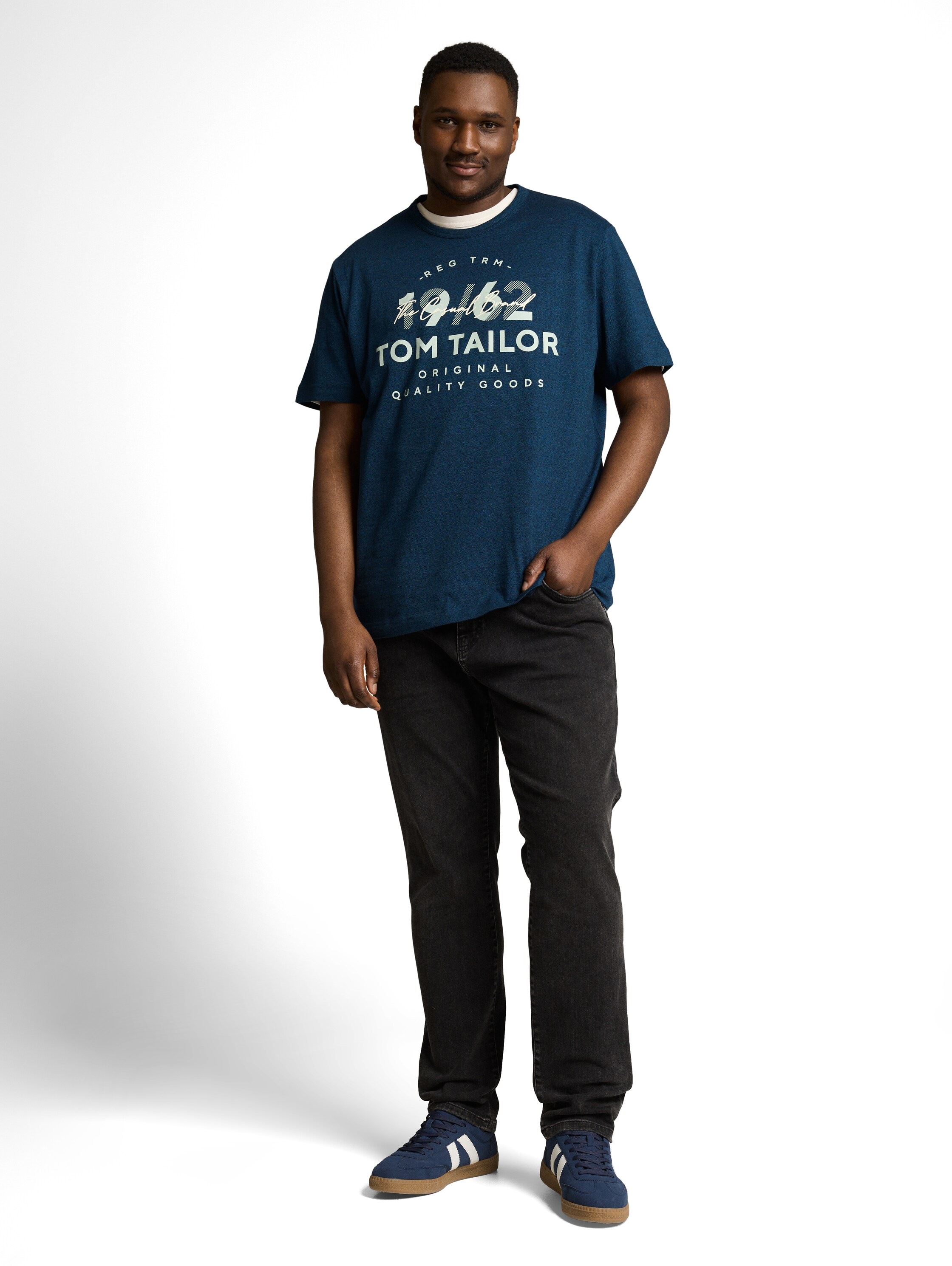 TOM TAILOR PLUS T-Shirt mit Logo Print