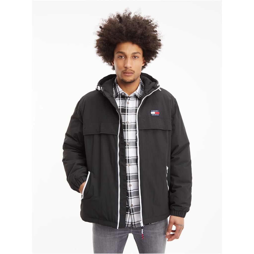 Tommy Jeans Blouson »TJM PADDED SOLID CHICAGO«, mit Kapuze