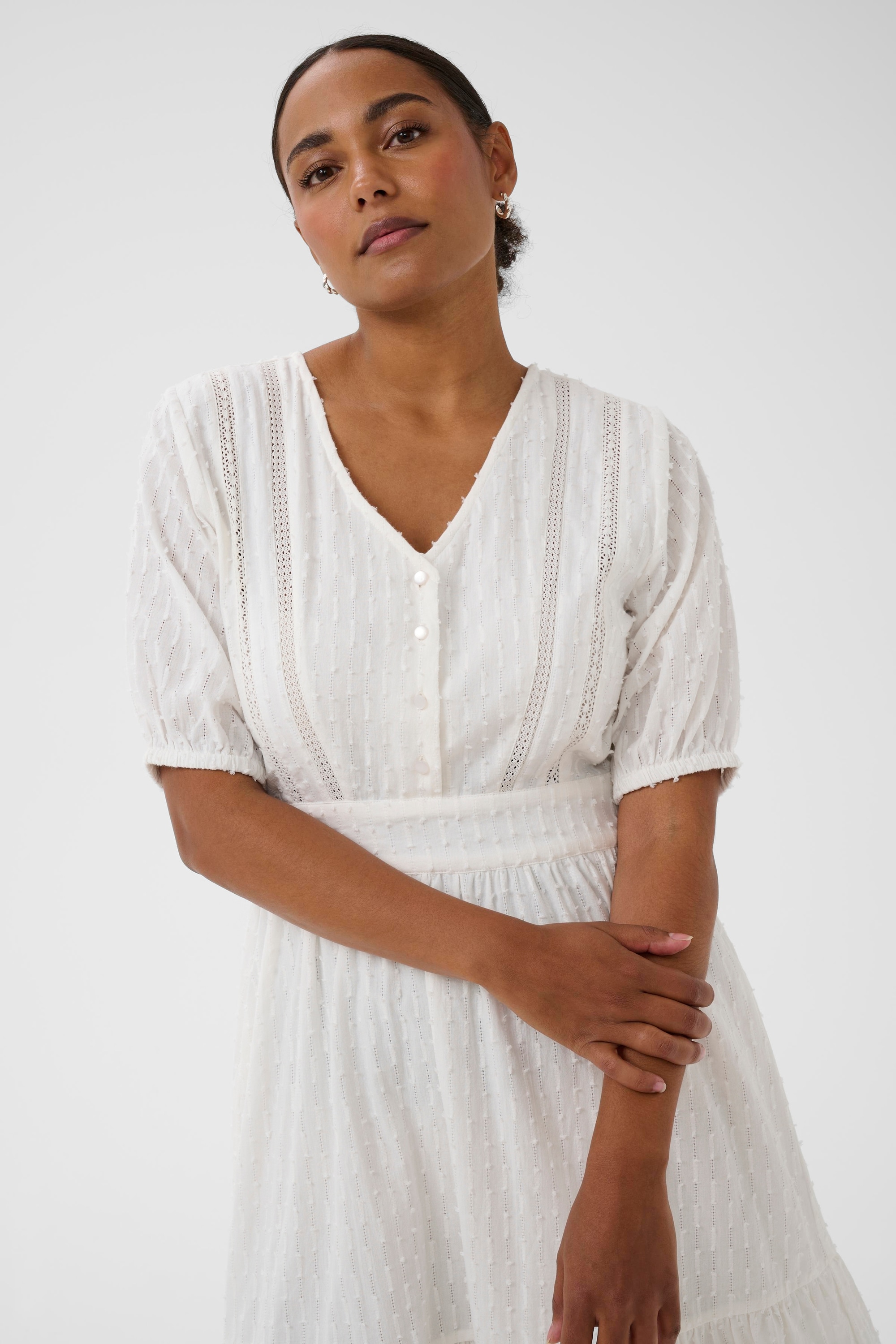 KAFFE Midikleid »Kleid KAbea«
