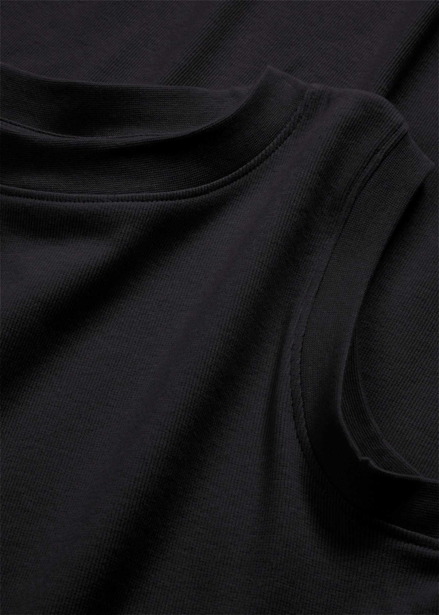 bonprix Jerseykleid aus Rippjersey, mit rundem geripptem Halsausschnitt, ohne Ärmel