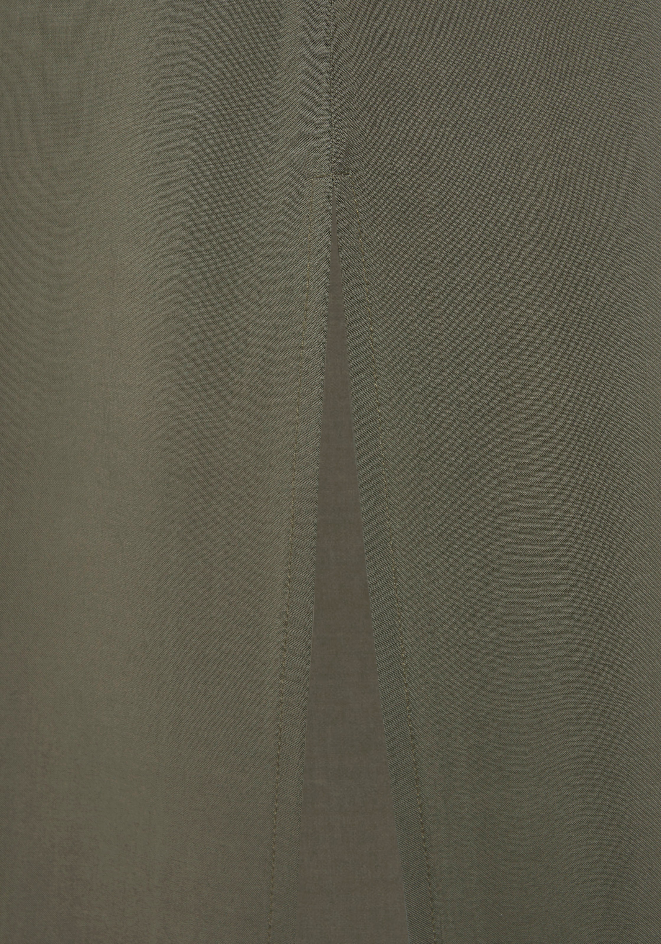 LASCANA Strandkleid, aus leicht transparenter Webware, Maxikleid mit Schlitz, Sommerkleid