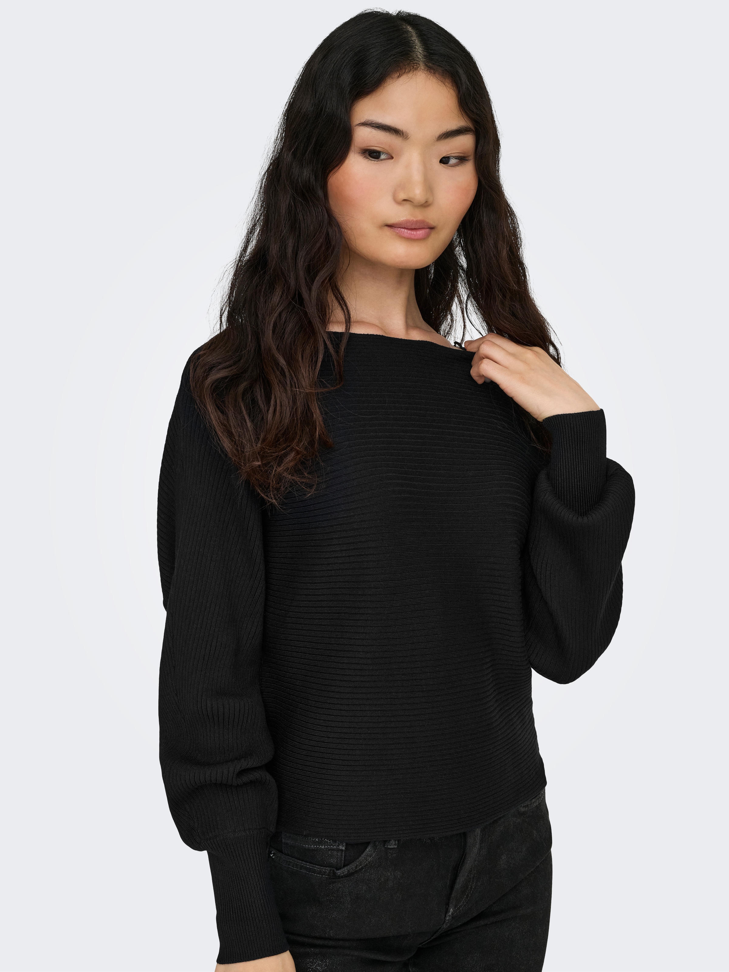 ONLY Strickpullover »ONLADALINE L/S SHORT PULLO KNT NOOS« Viskosemischung, regular fit