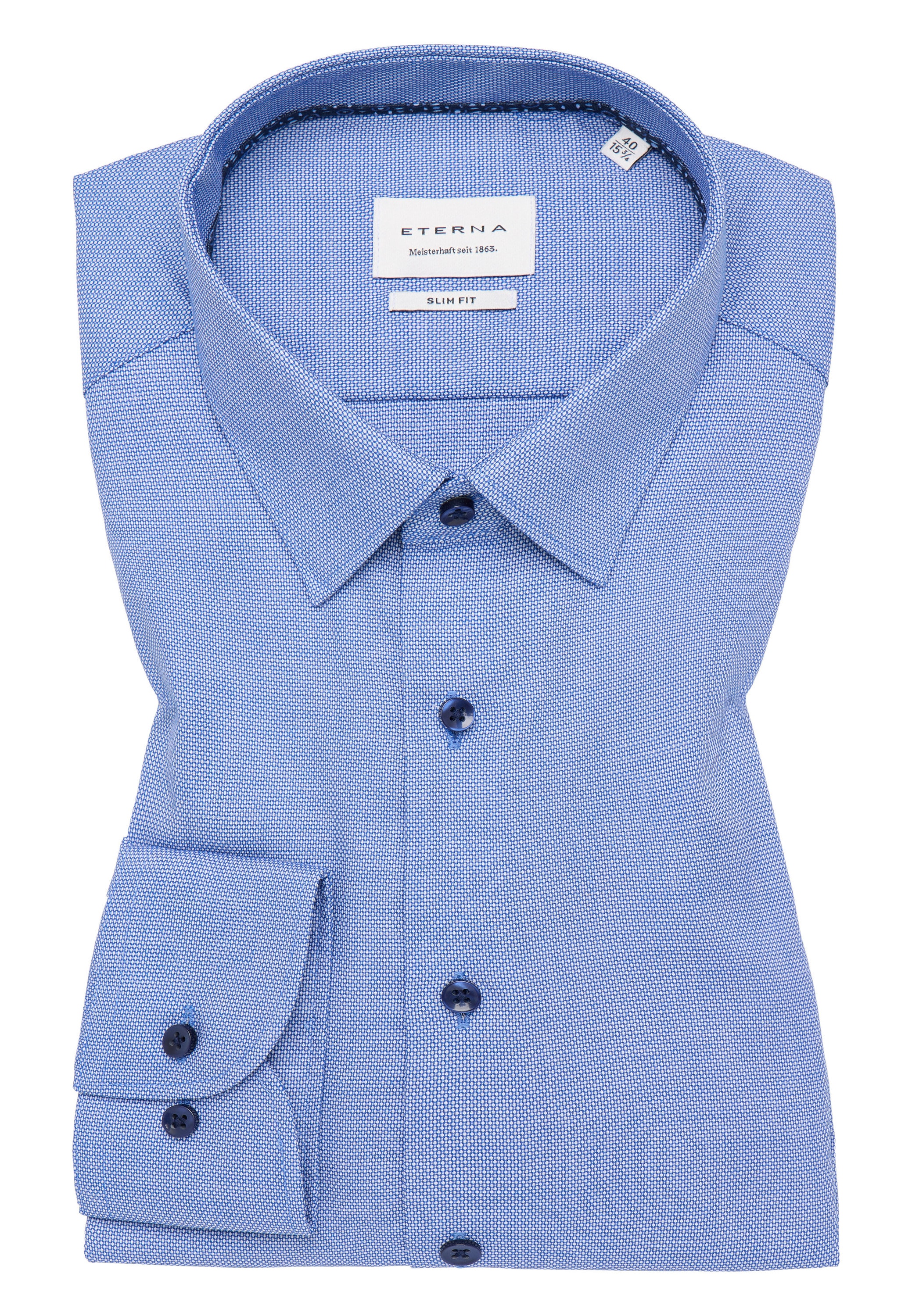 Eterna Langarmhemd »SLIM FIT«, NON IRON (bügelfrei)